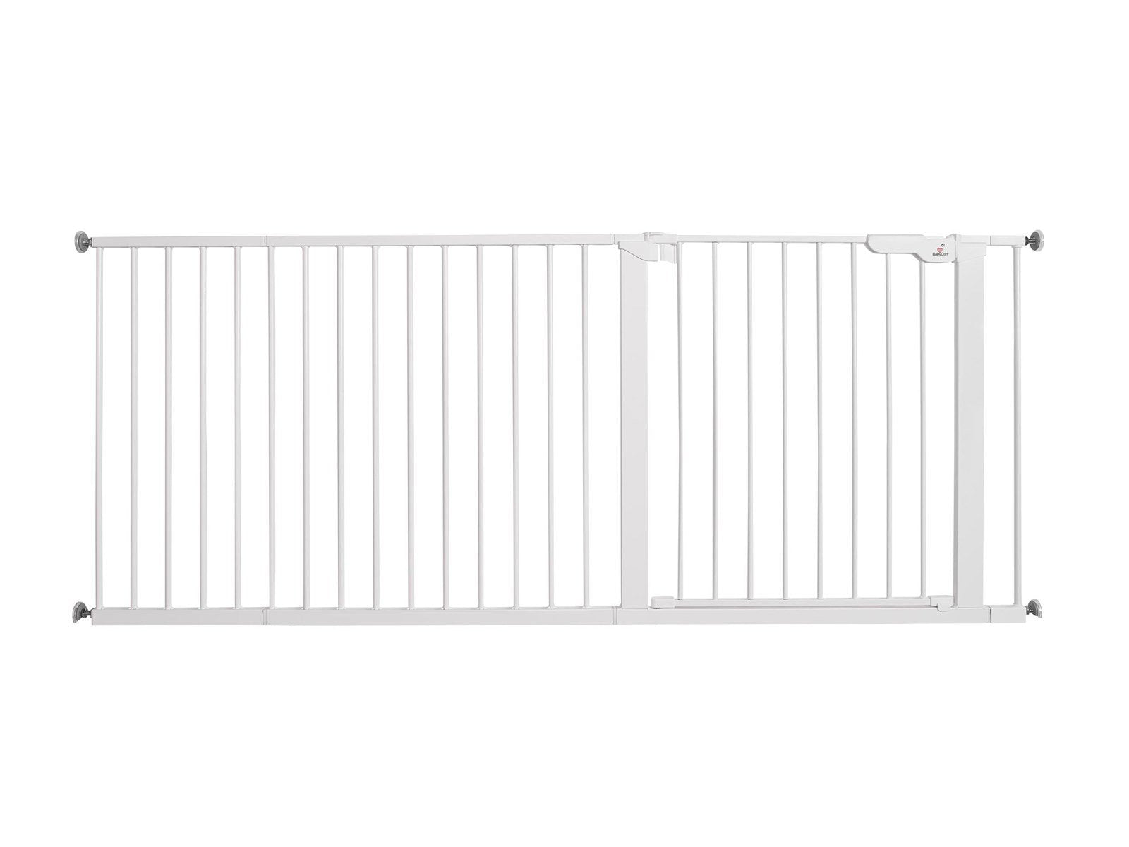 BabyDan Premier Safety Gate Extra Wide White 177.8-183 cm