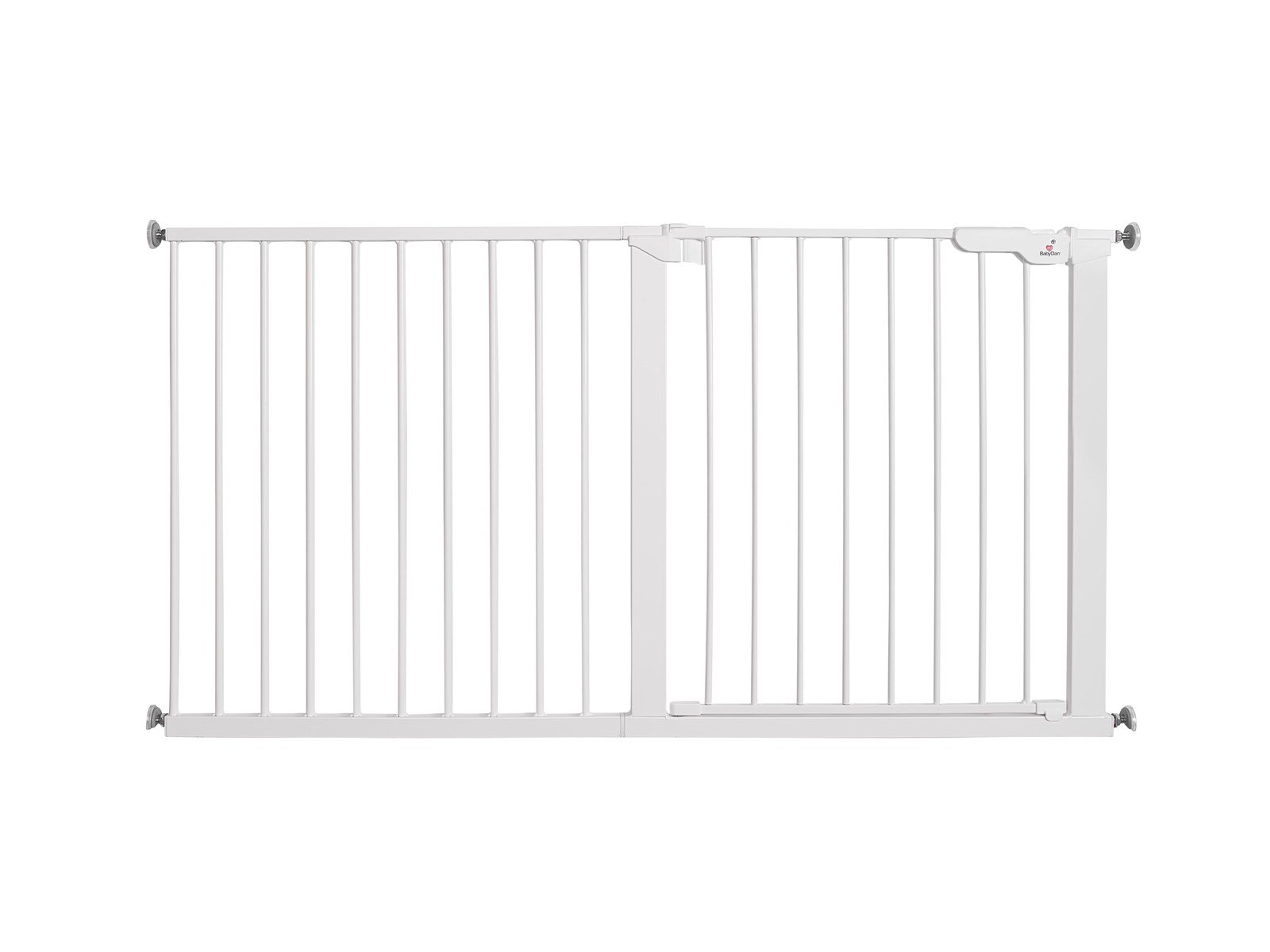 BabyDan Premier Safety Gate Extra Wide White 139-144.8 cm