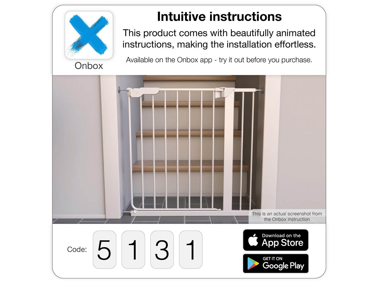 BabyDan Danamic Safety Gate white 80-86 cm 80-86 cm