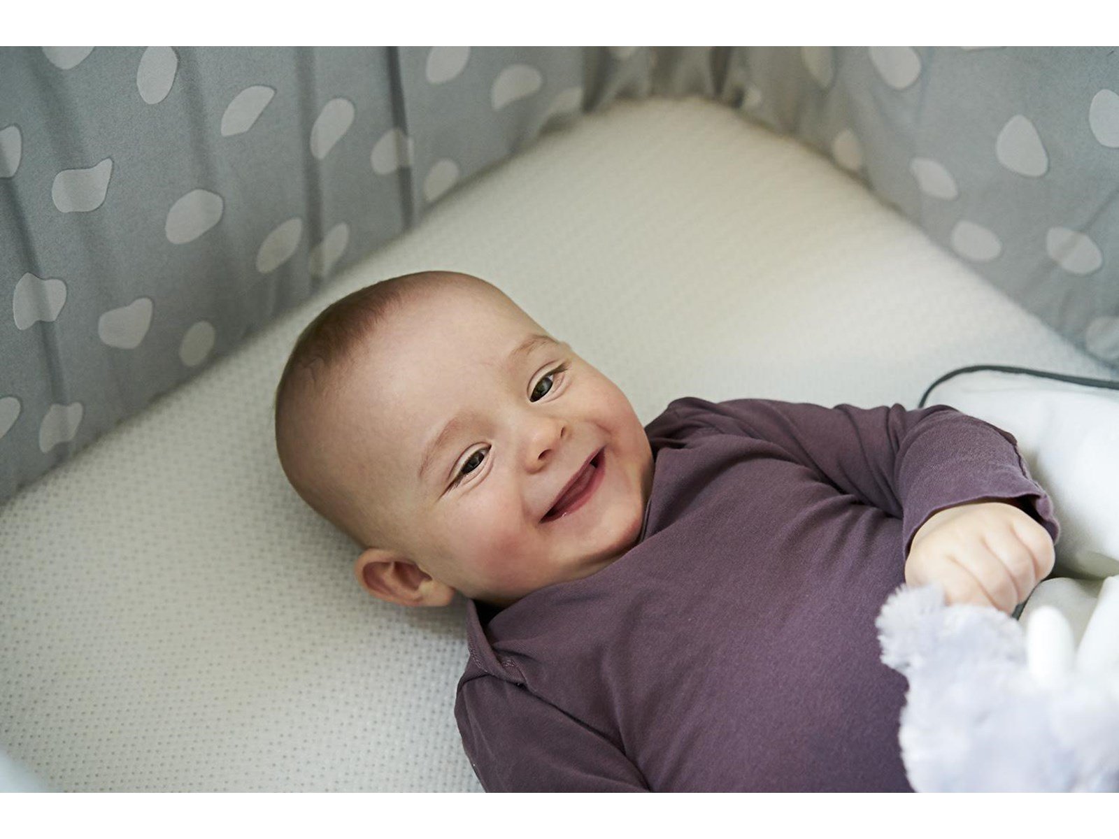 BabyDan DreamSafe Sheet for Cot (60x120 cm) White