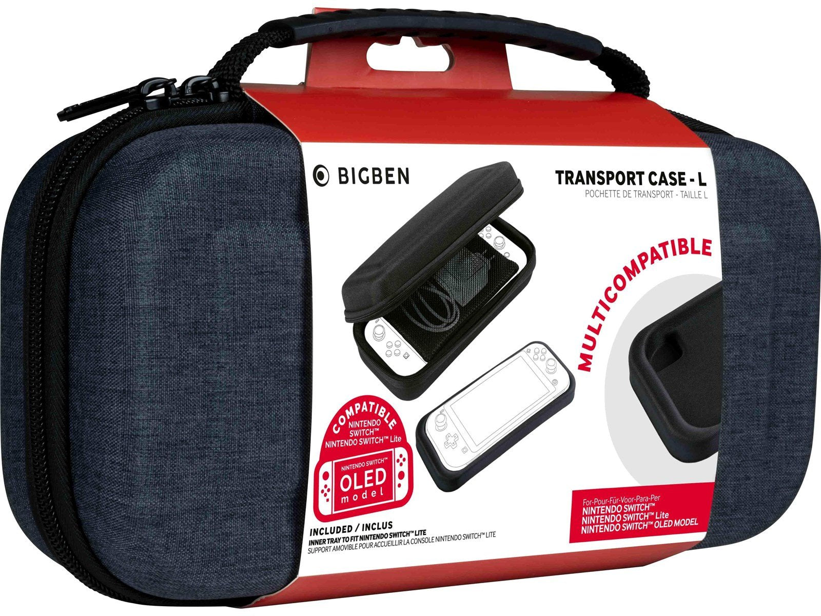 BigBen Interactive Protective Case Grey - Bag - Nintendo Switch