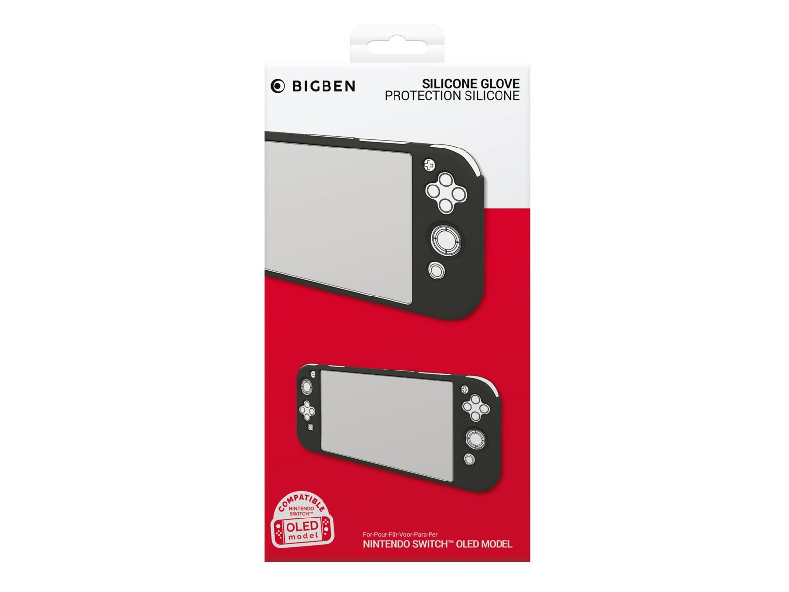 BigBen Interactive Silicon Case Black - Nintendo Switch OLED