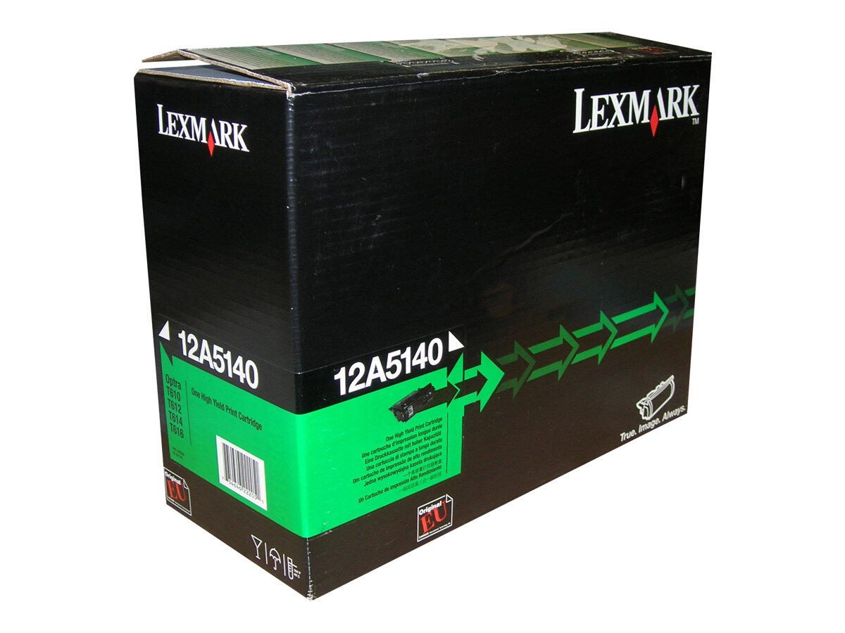 Lexmark Original Toner schwarz 25.000 Seiten (12A5140) für T610/n/tn, 612/n/tn, 614/n/tn