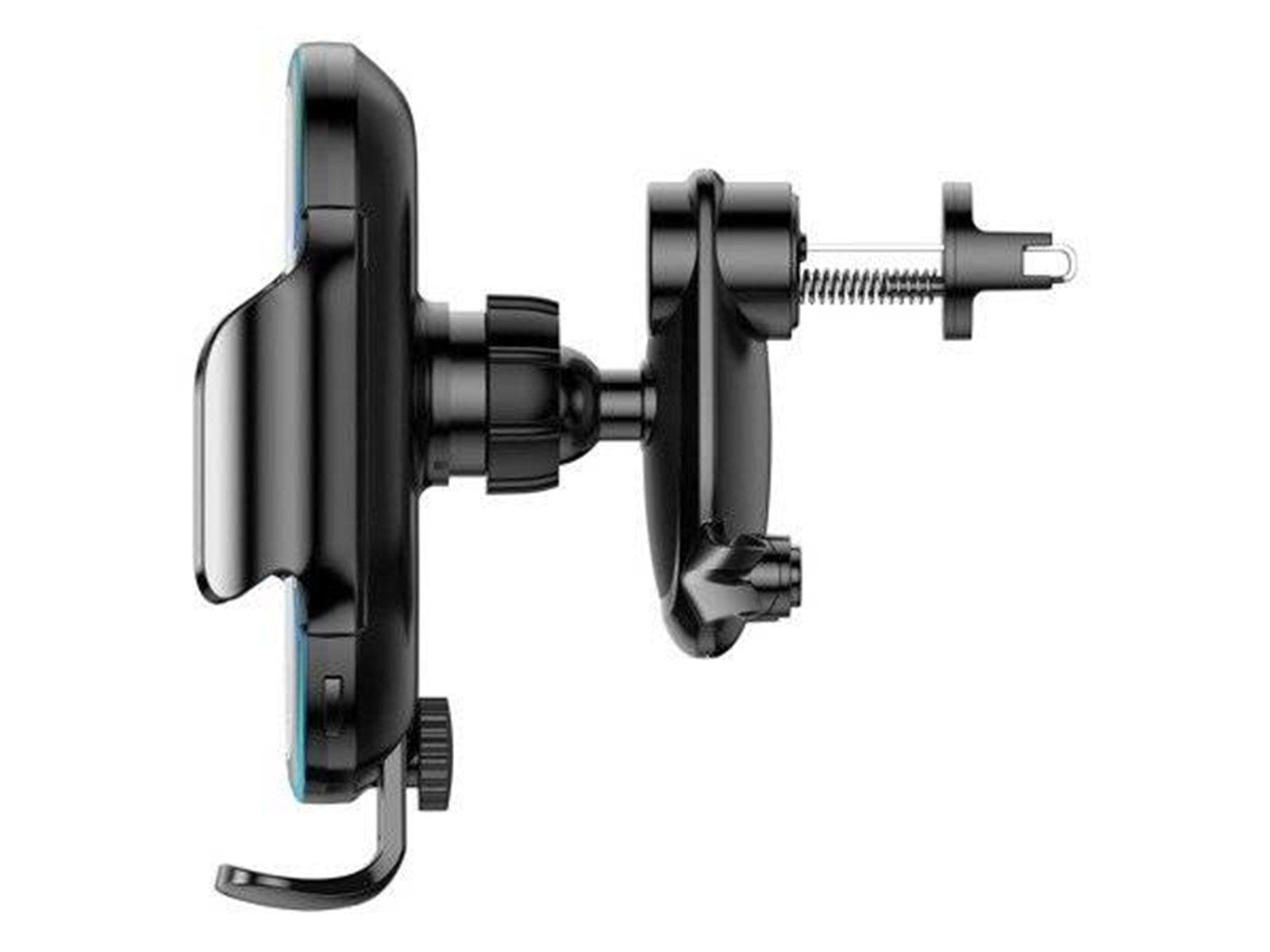 Baseus Light Electric Car Holder with Qi inductive charger - Black