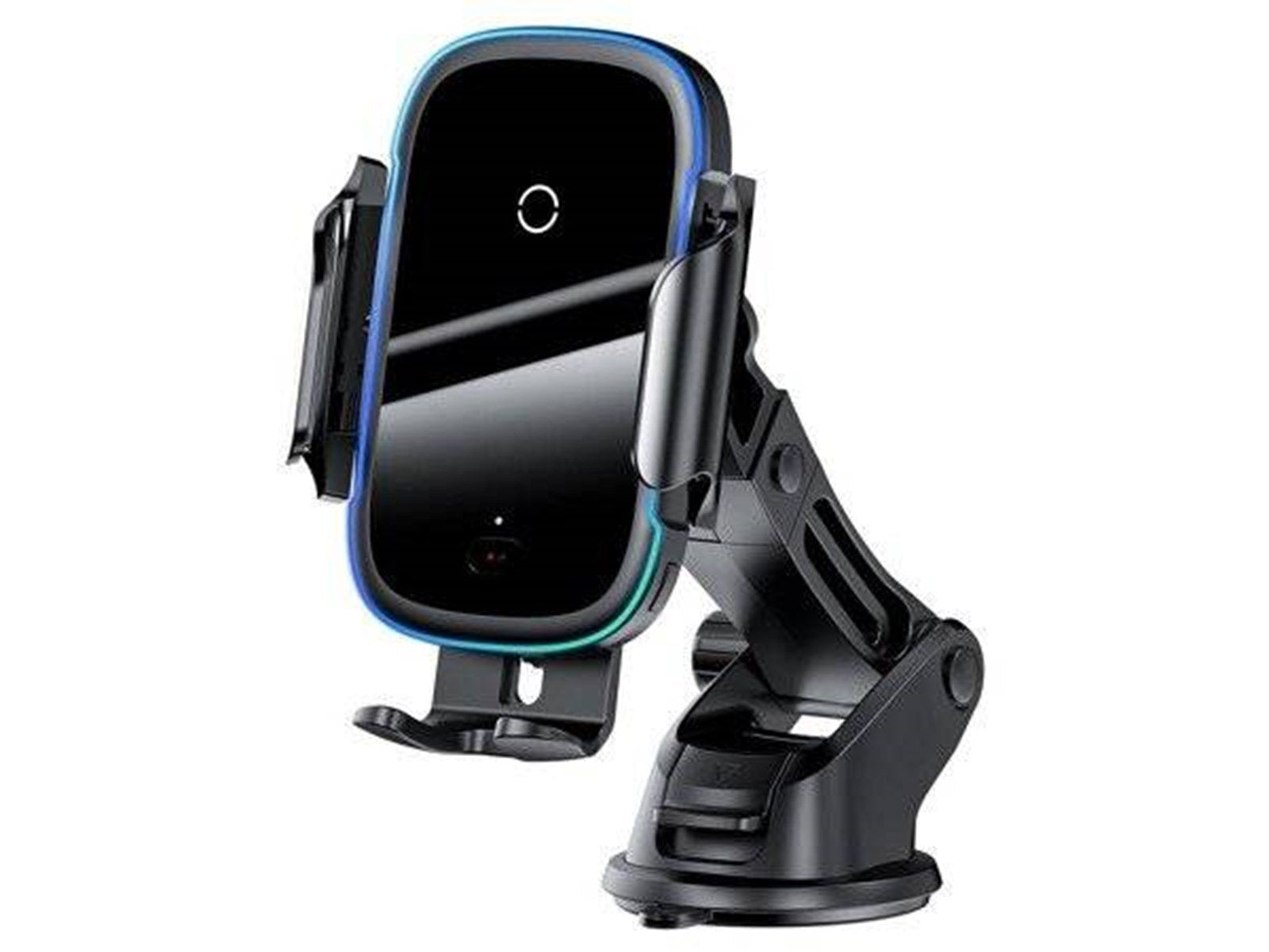 Baseus Light Electric Car Holder with Qi inductive charger - Black