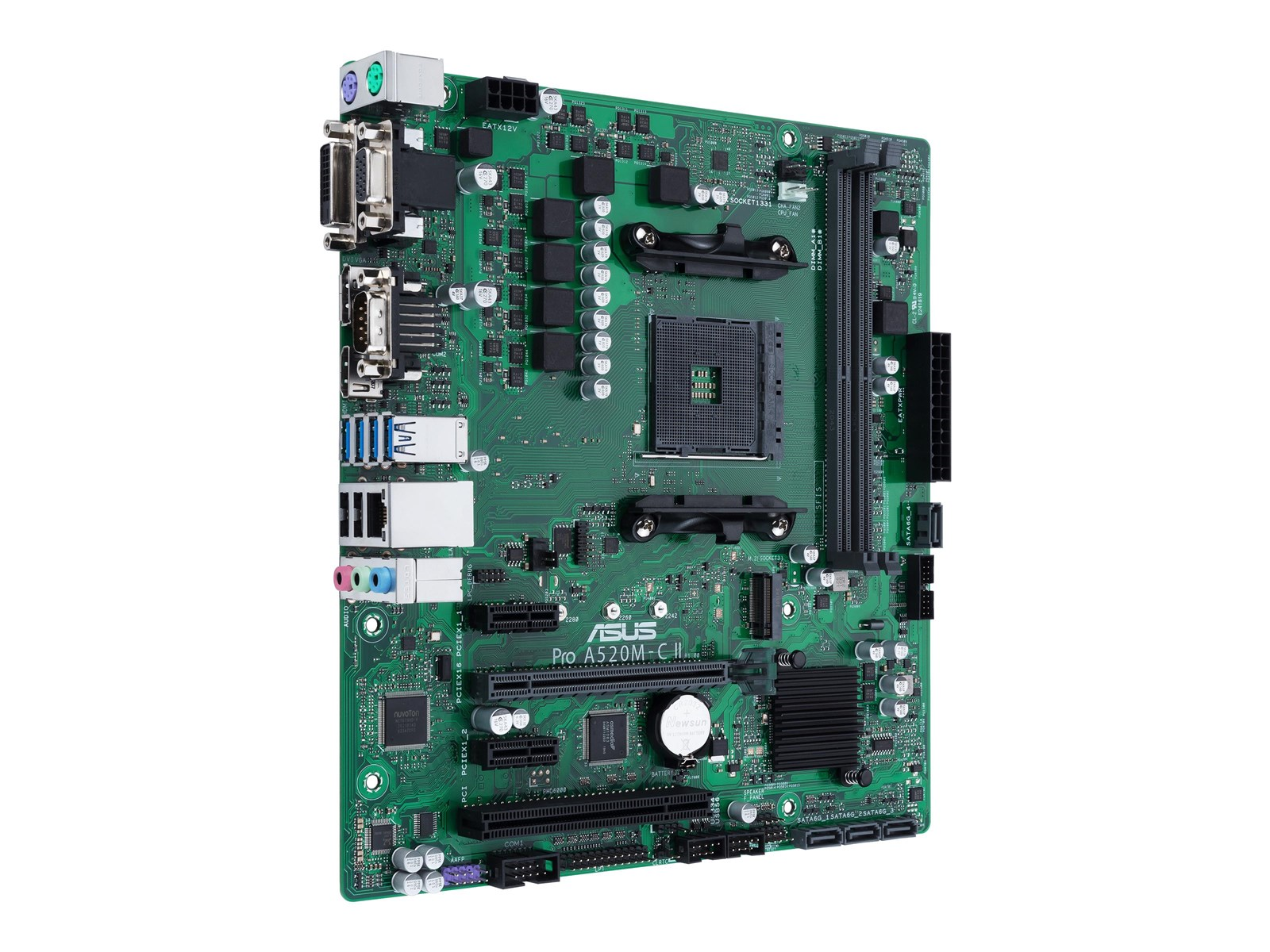 ASUS PRO A520M-C II/CSM Mainboard - AMD A520 - AMD AM4 socket - DDR4 RAM - Micro-ATX