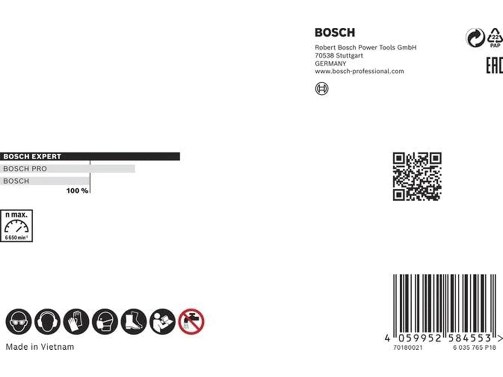 Bosch EXPERT DIAMOND PIPE CUT WHEEL FOR SMALL ANGLE GRINDERS