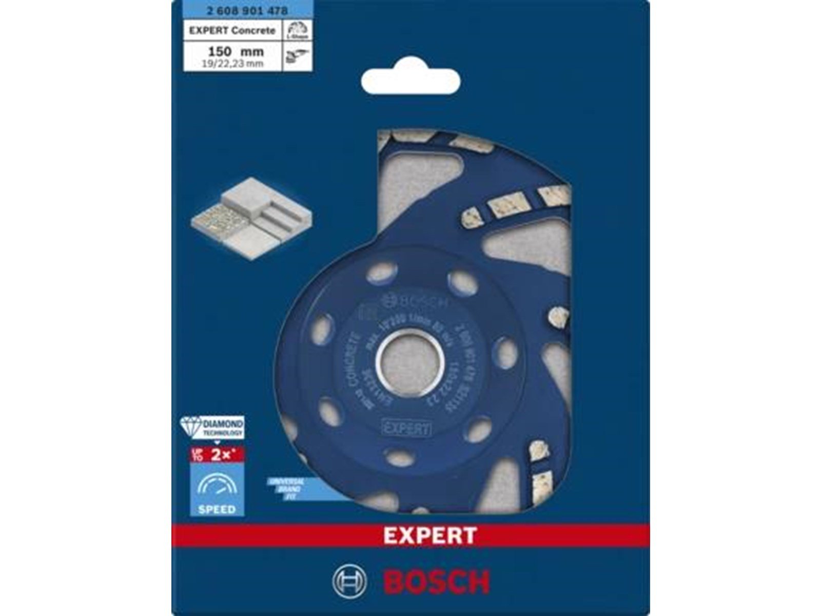 Bosch EXPERT CONCRETE CUP DISCS FOR CONCRETE GRINDERS