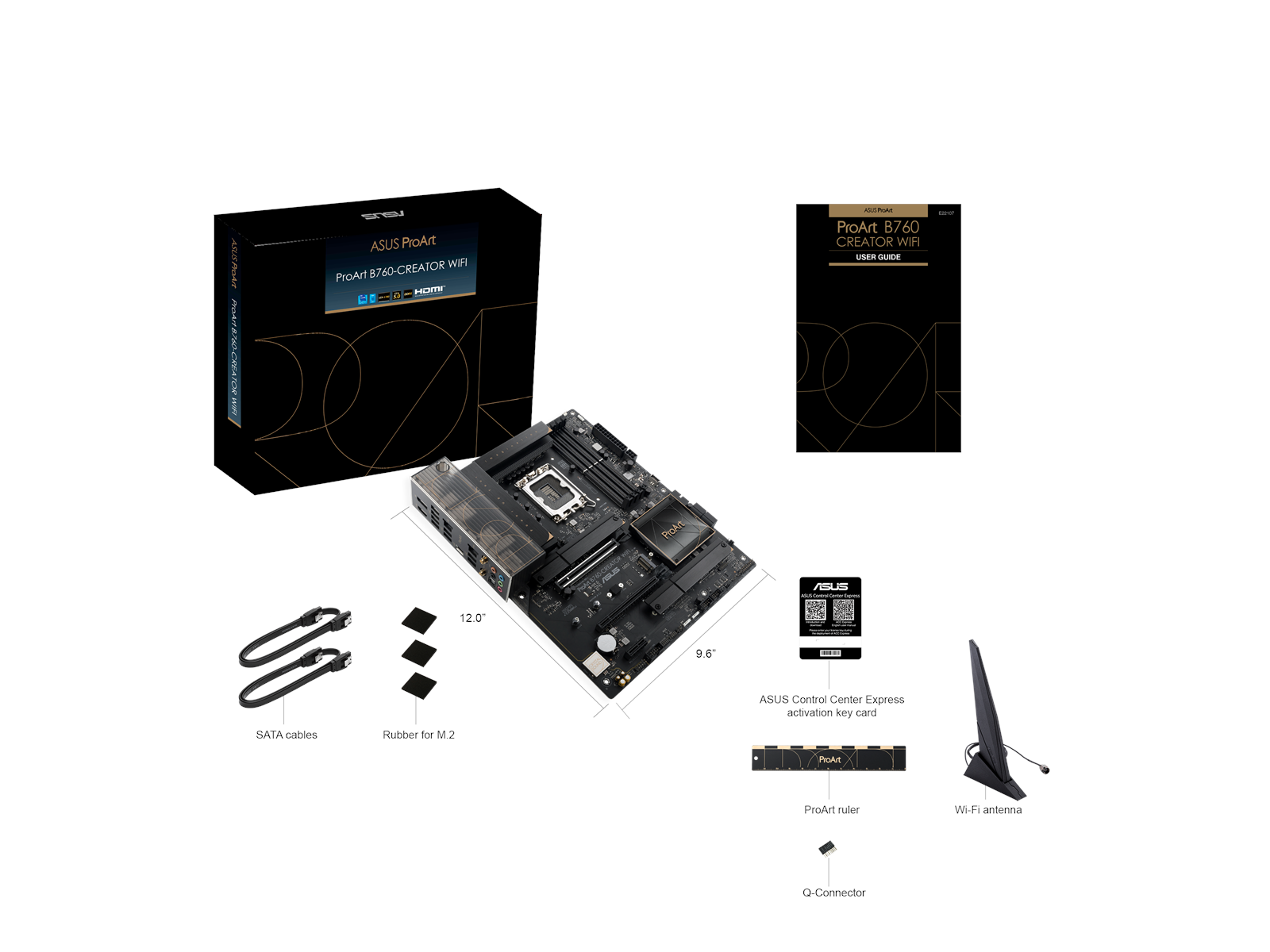 ASUS ProArt B760-CREATOR WIFI Mainboard - Intel B760 - Intel LGA1700 socket - DDR5 RAM - ATX