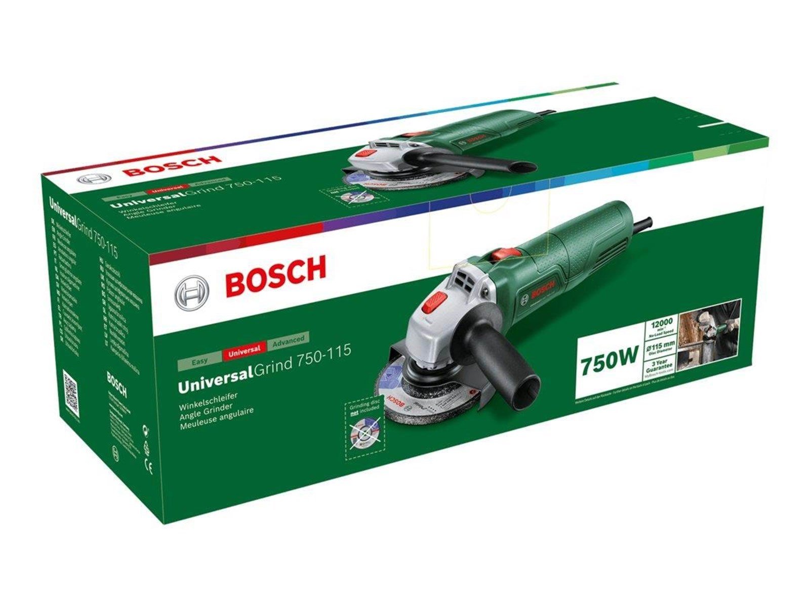 Bosch Universal Grind 750-115 ANGLE GRINDER