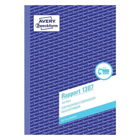 AVERY Zweckform Rapport A5 mit Blaupapier - 100 Blatt