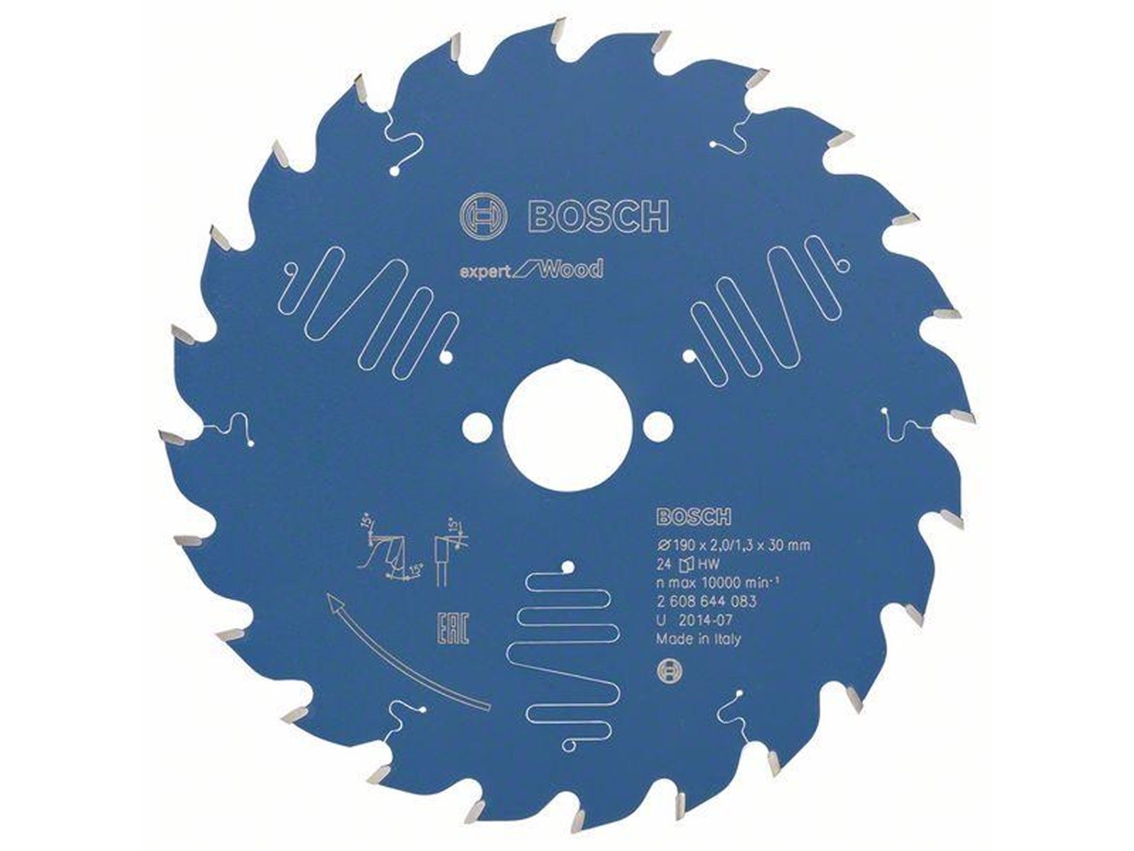 Bosch EXPERT FOR WOOD CIRCULAR SAW BLADE FOR CIRCULAR TABLE SAWS