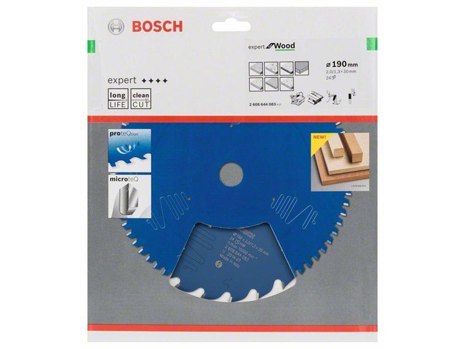 Bosch EXPERT FOR WOOD CIRCULAR SAW BLADE FOR CIRCULAR TABLE SAWS