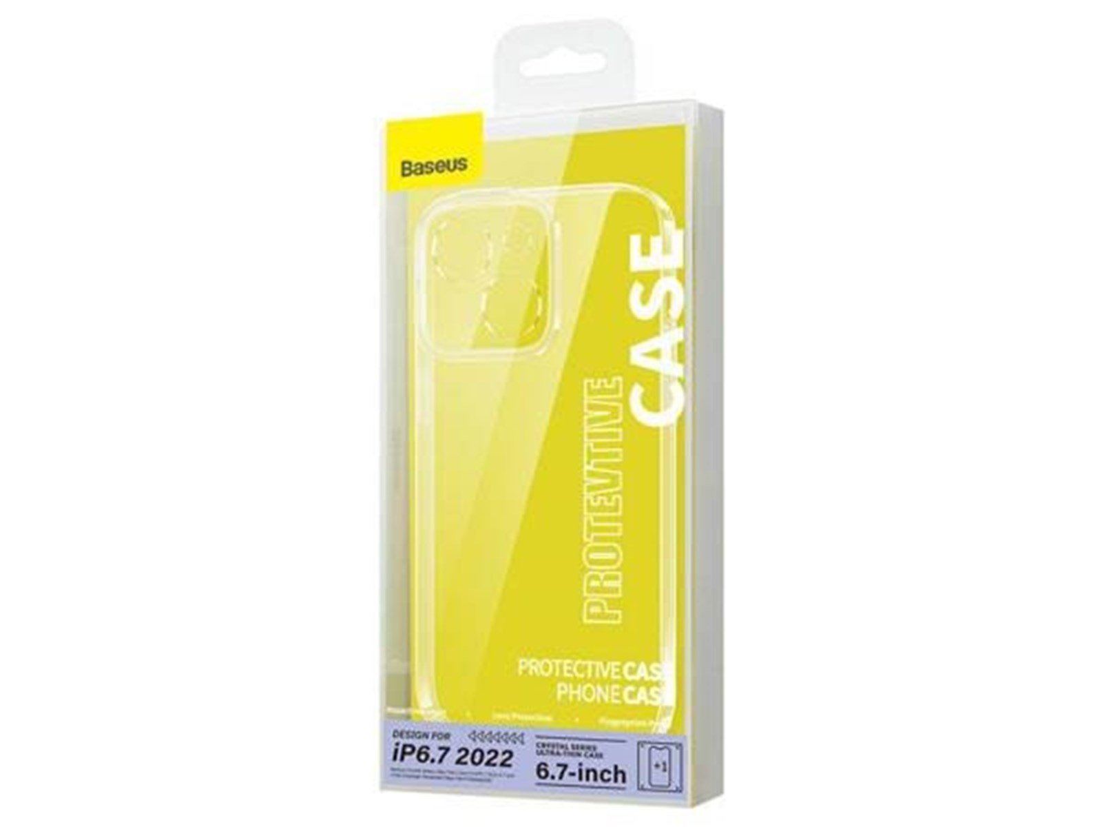 Baseus Crystal Transparent Case and Tempered Glass