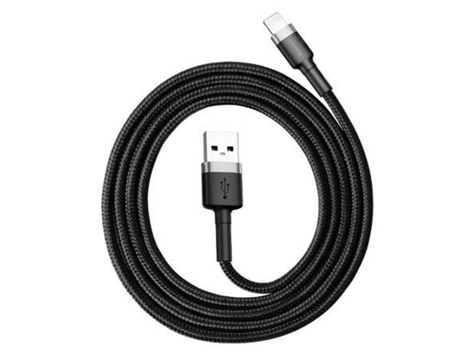 Baseus Cafule USB Lightning Cable 2.4A 0.5m (Gray+Black)