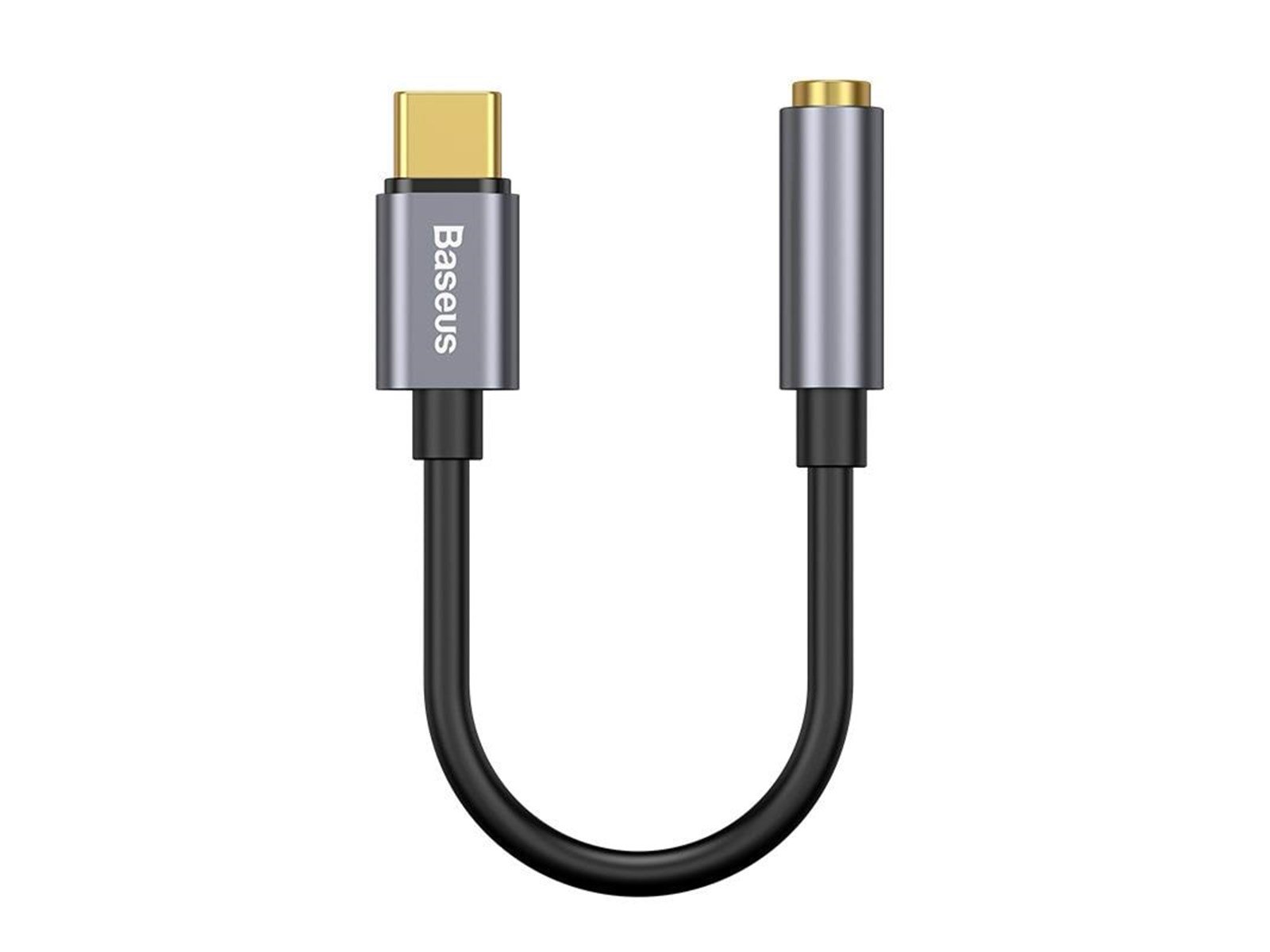 Baseus L54 Audio Adapter USB-C + mini jack 3.5mm (Black+Gray)