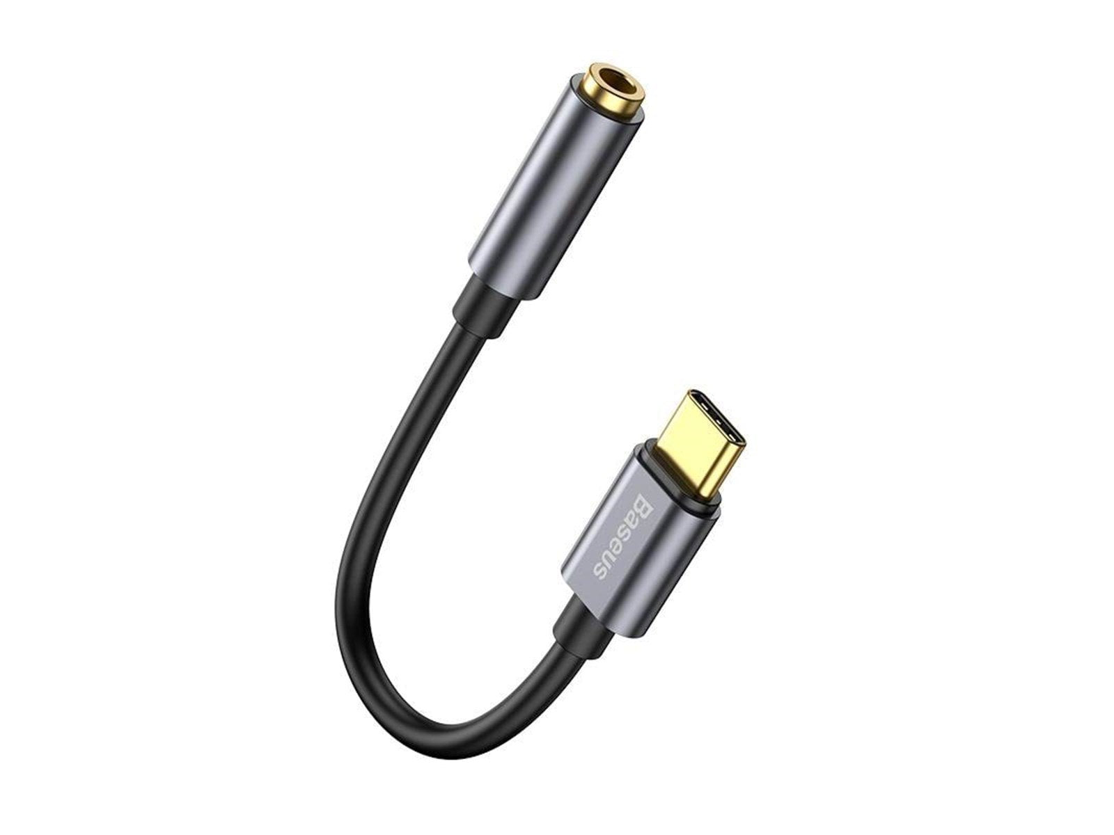 Baseus L54 Audio Adapter USB-C + mini jack 3.5mm (Black+Gray)