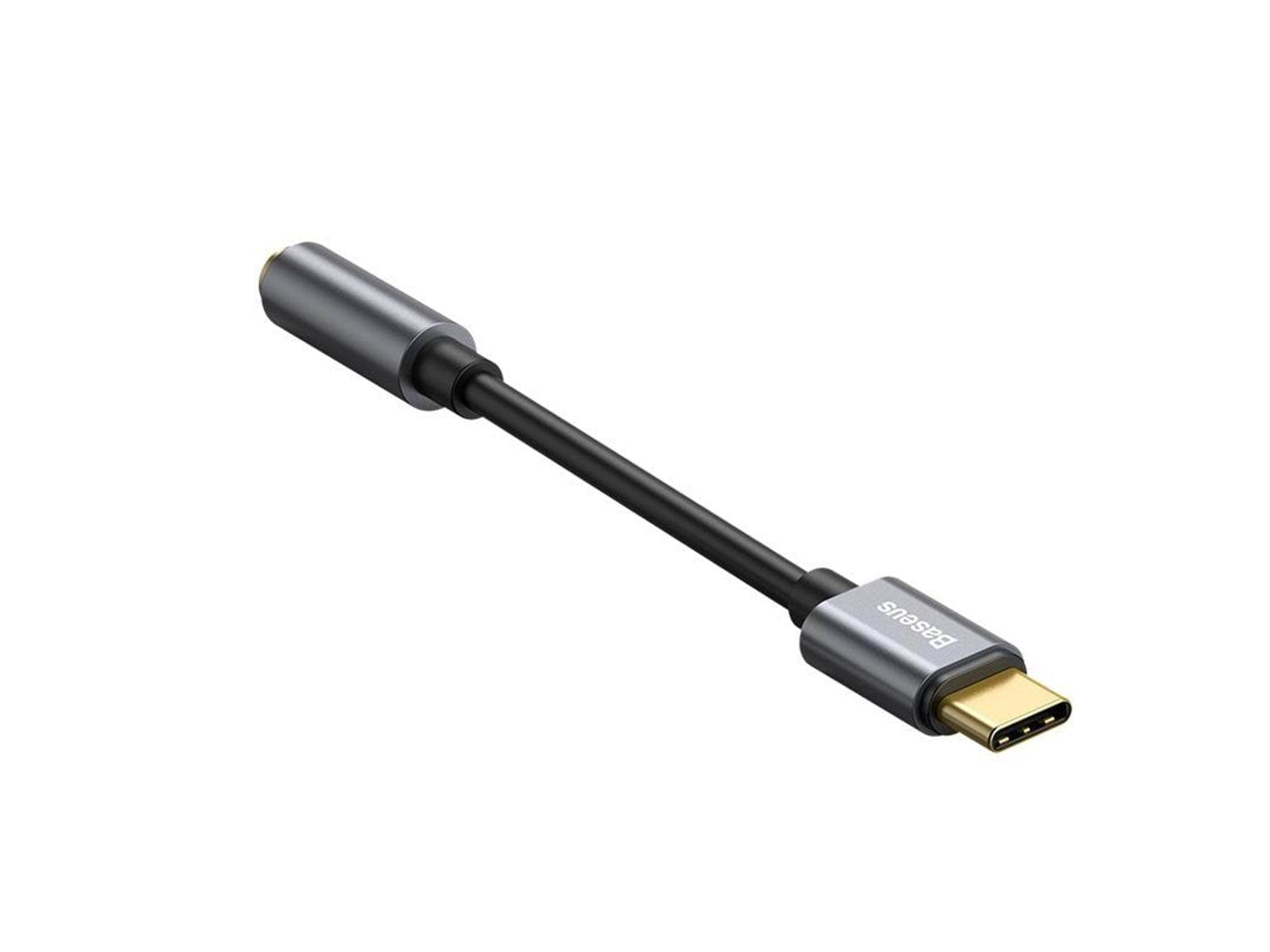 Baseus L54 Audio Adapter USB-C + mini jack 3.5mm (Black+Gray)