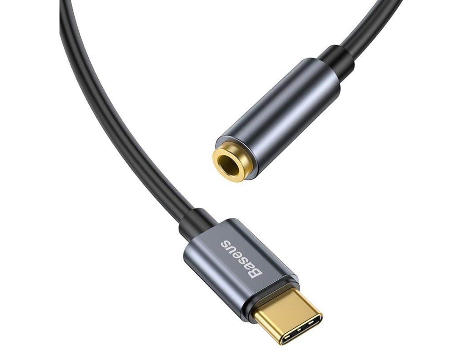Baseus L54 Audio Adapter USB-C + mini jack 3.5mm (Black+Gray)