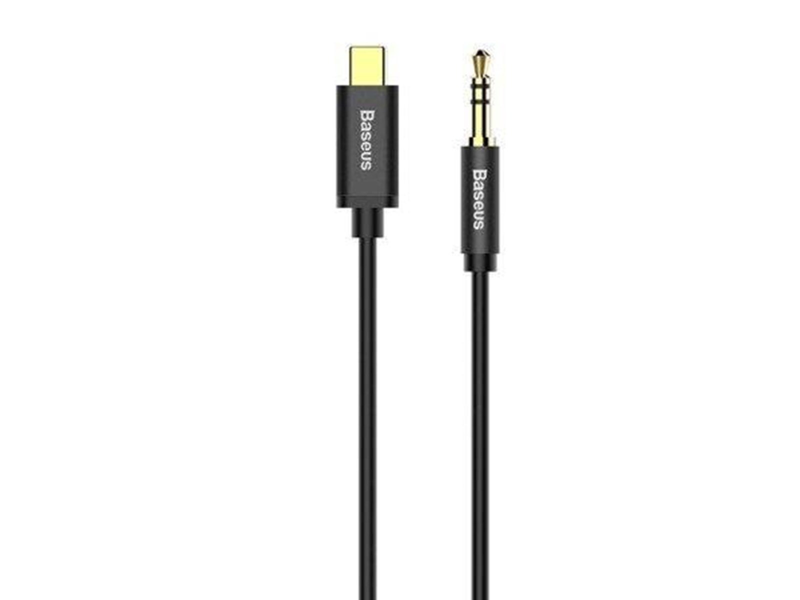 Baseus Yiven Audio cable USB-C to mini jack 3.5mm 1.2m (Black)