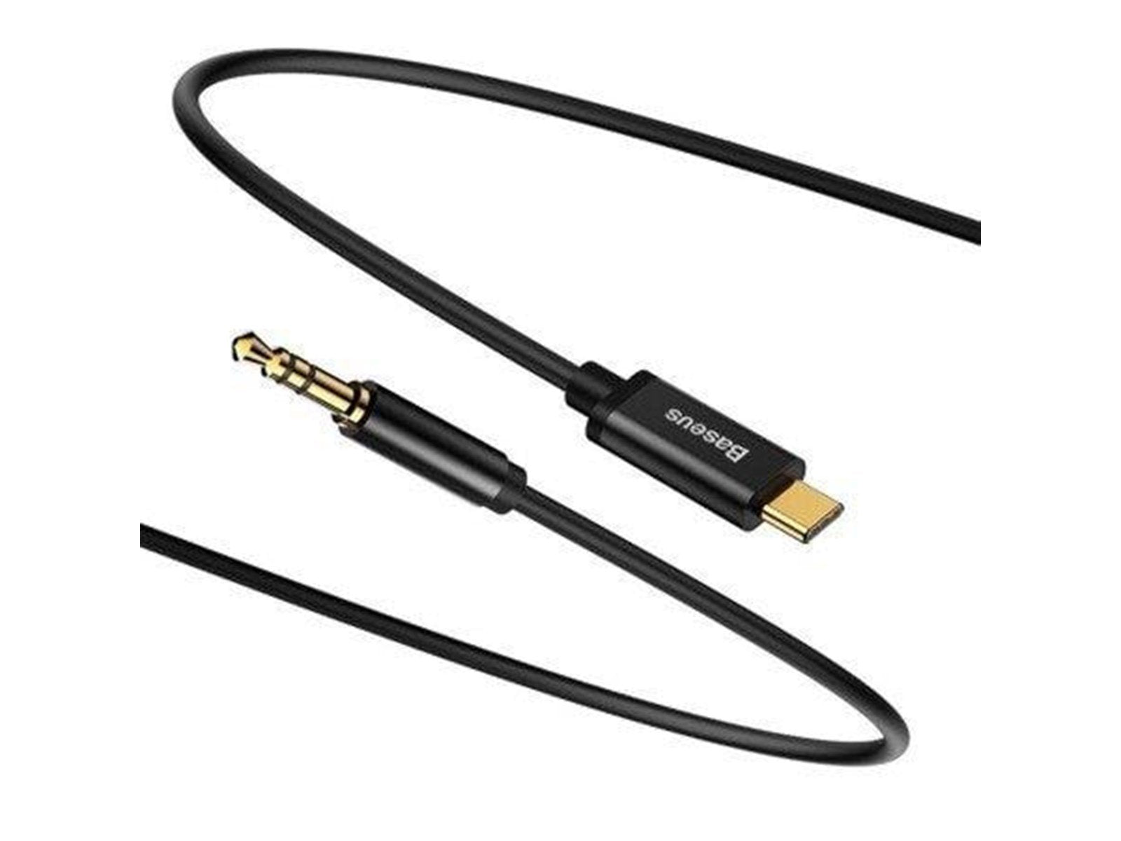 Baseus Yiven Audio cable USB-C to mini jack 3.5mm 1.2m (Black)