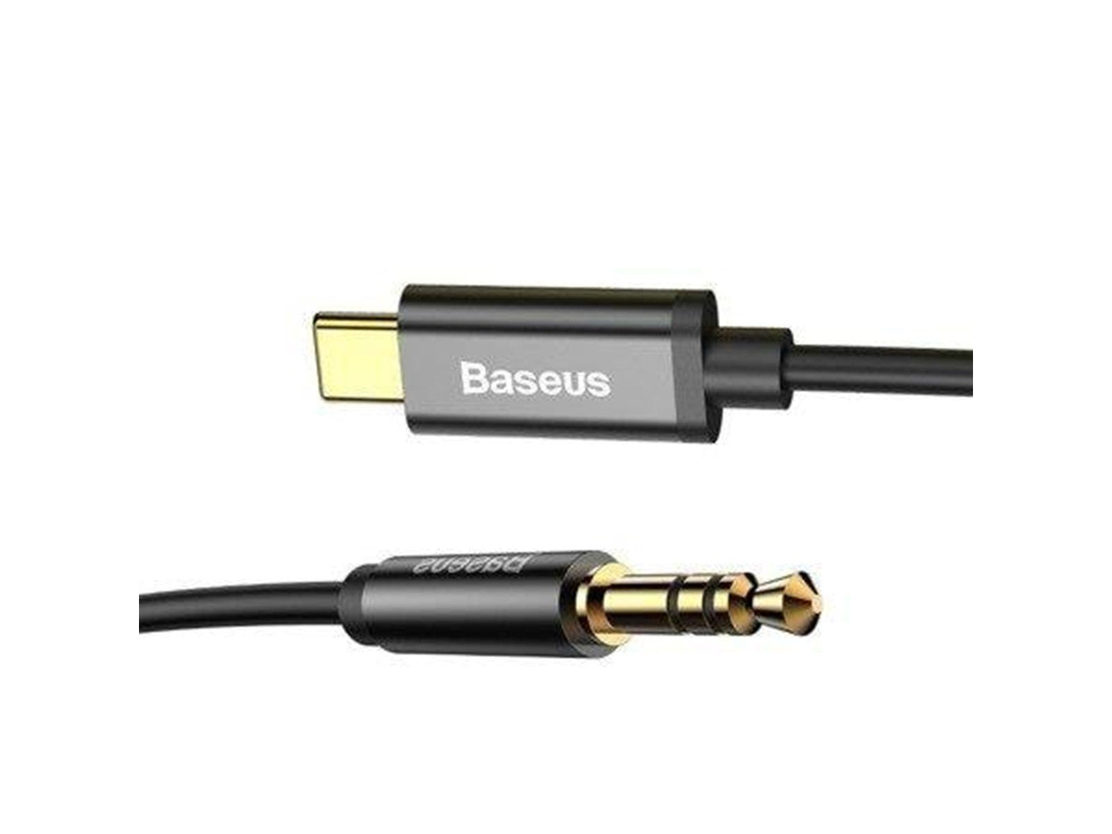 Baseus Yiven Audio cable USB-C to mini jack 3.5mm 1.2m (Black)