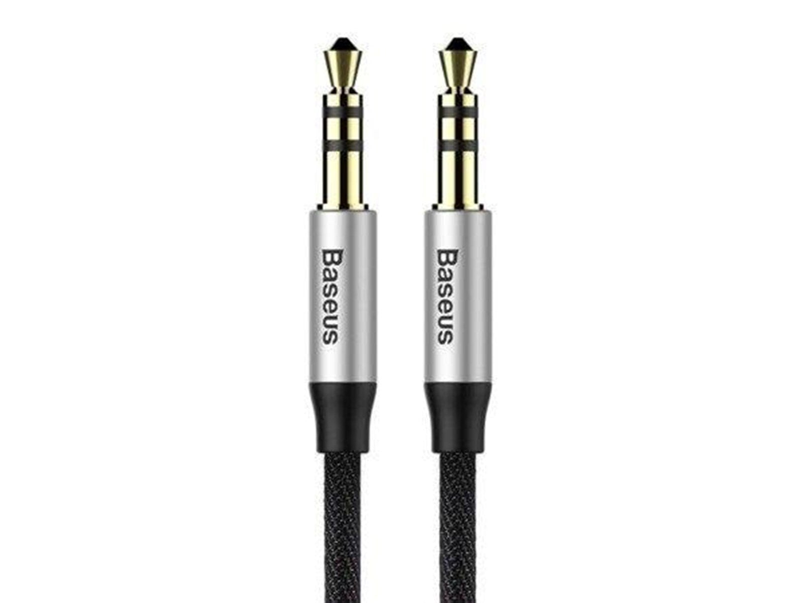 Baseus Yiven Audio Cable Cable 3.5 male Audio M30 1.5M Silver+ Black