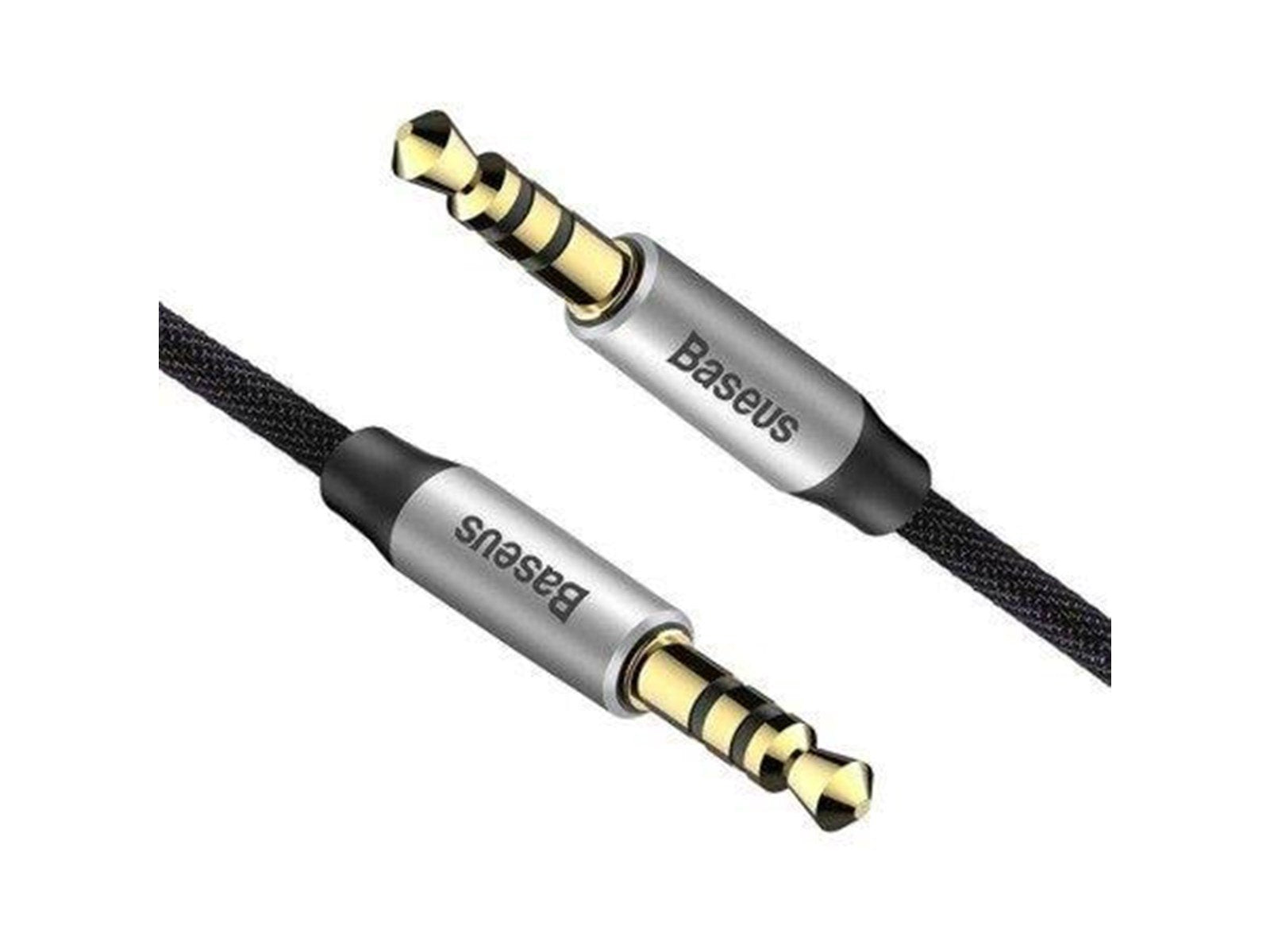 Baseus Yiven Audio Cable Cable 3.5 male Audio M30 1.5M Silver+ Black