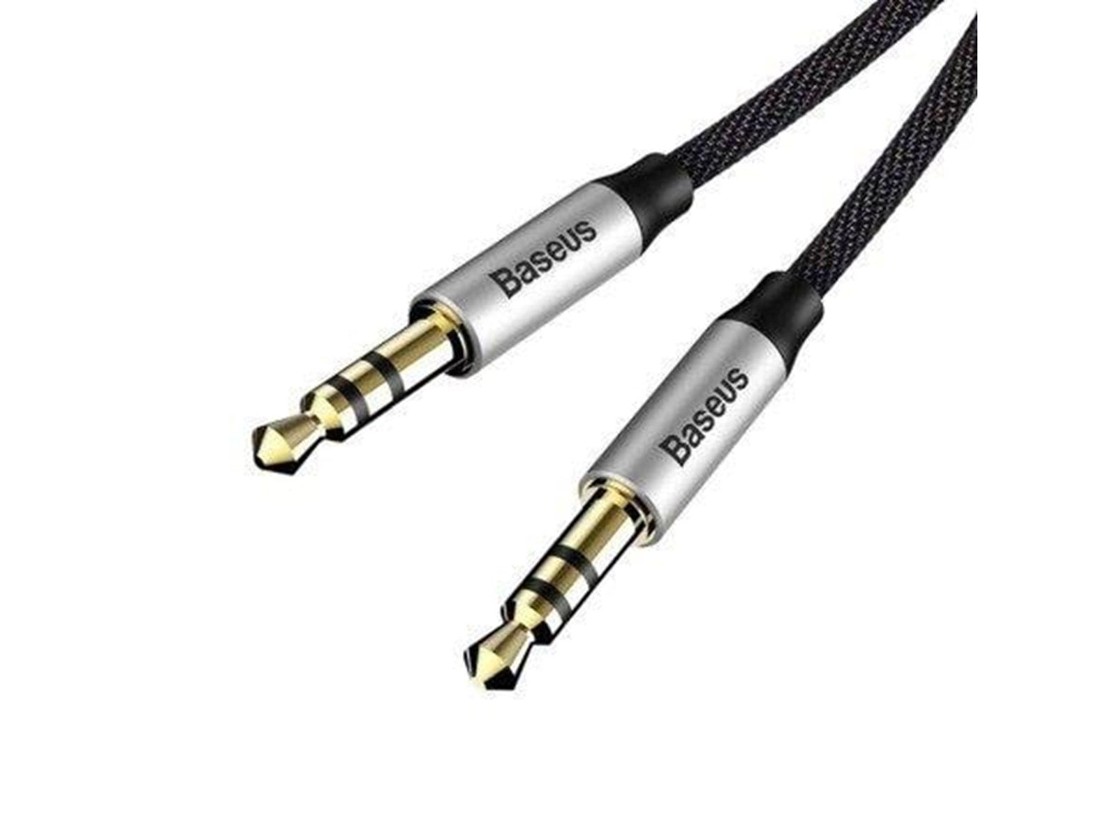 Baseus Yiven Audio Cable Cable 3.5 male Audio M30 1.5M Silver+ Black