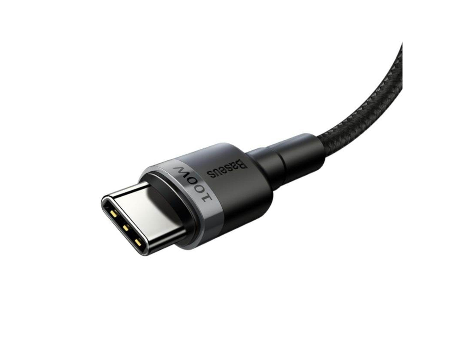 Baseus Cafule PD2.0 100W flash charging USB For Type-C cable (20V 5A)2m Gray+Black