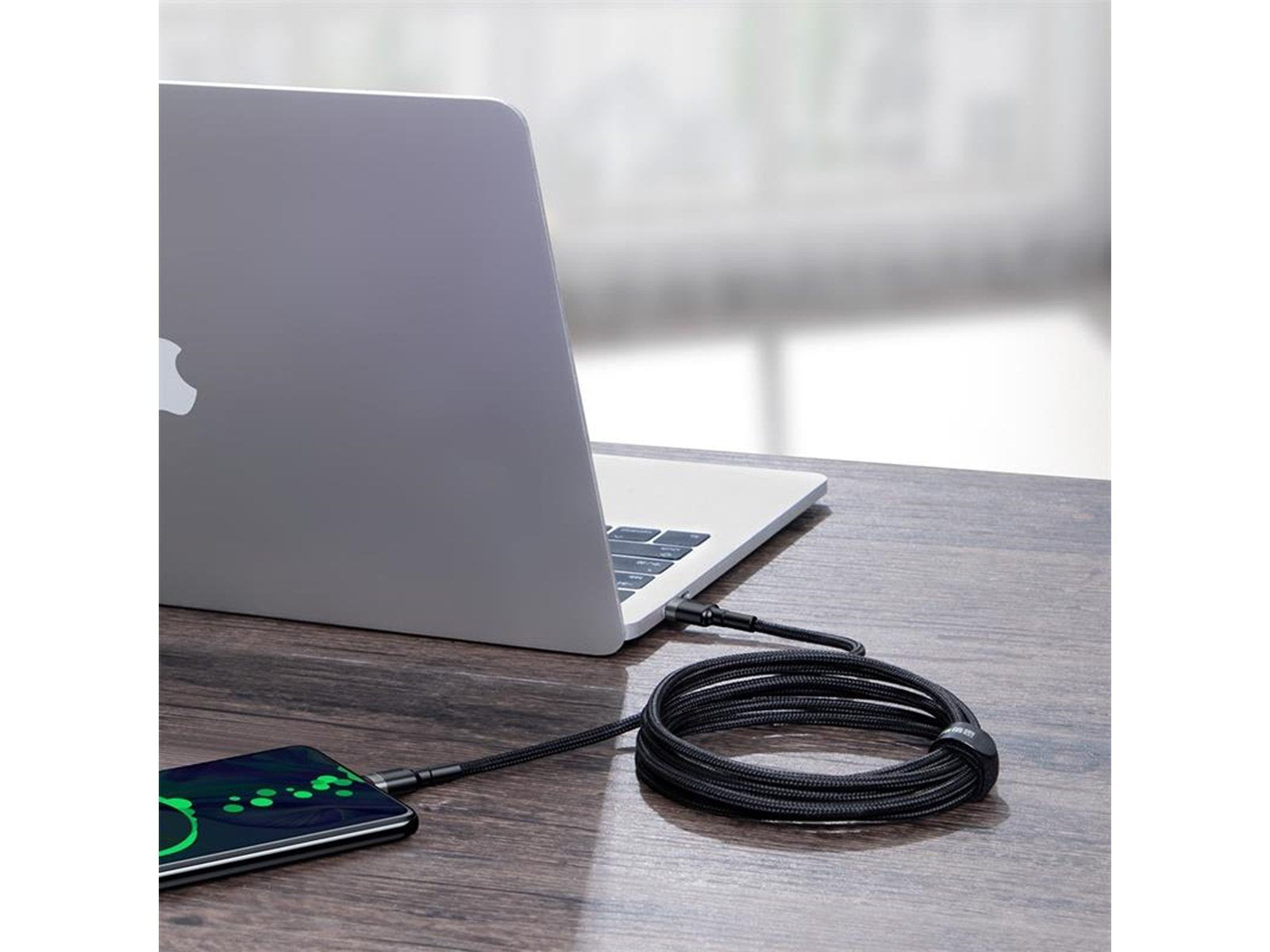Baseus Cafule PD2.0 100W flash charging USB For Type-C cable (20V 5A)2m Gray+Black