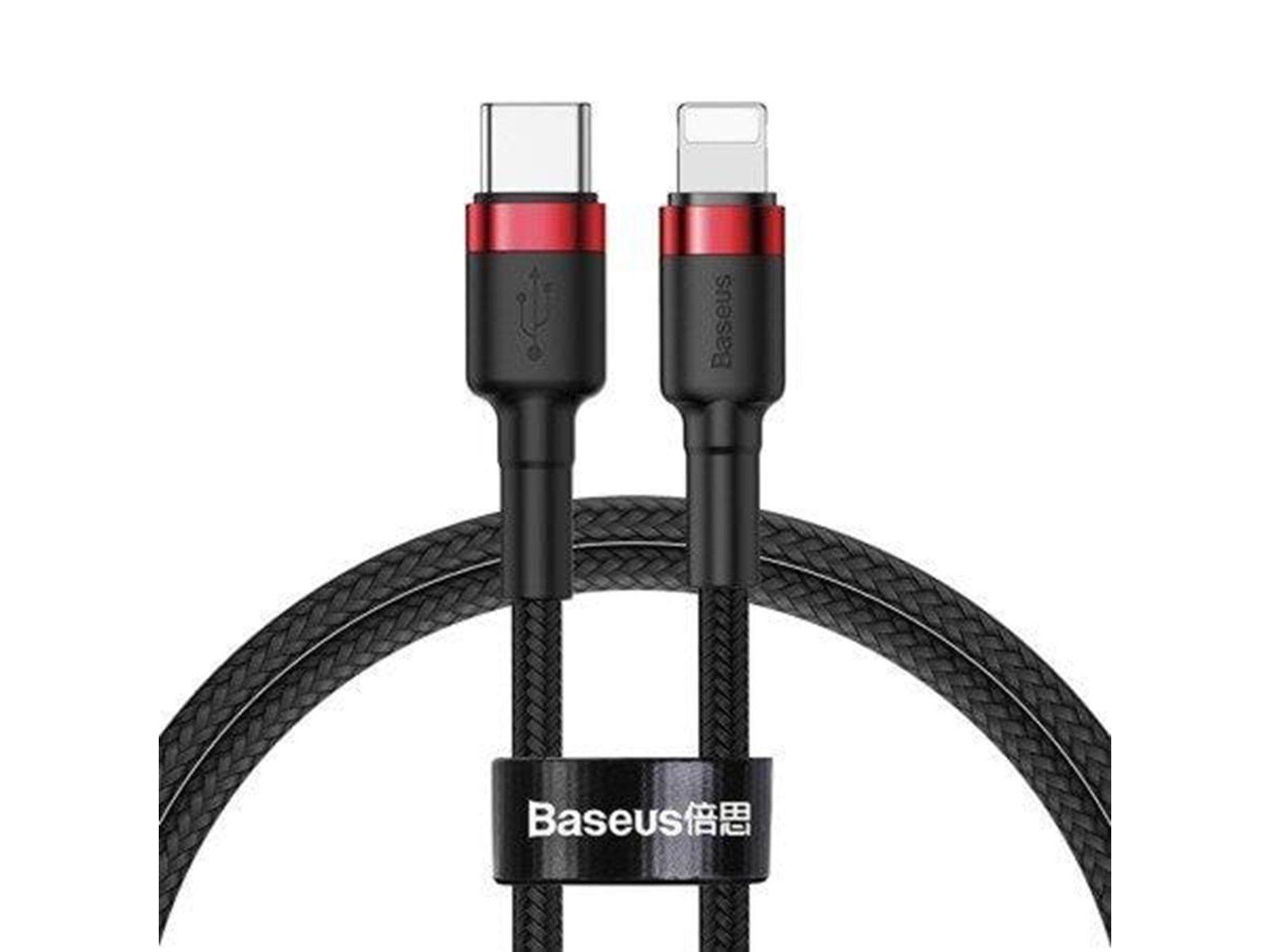 Baseus Cafule Cable Type-C to iP PD 18W 1m Red+Black
