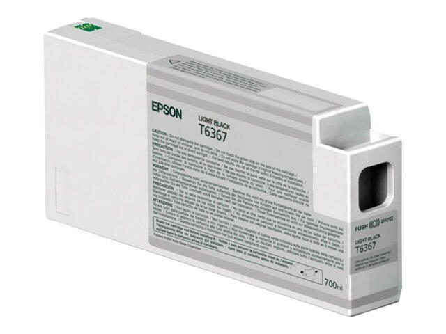 Epson Original UltraChrome HDR Druckerpatrone schwarz hell 700ml (C13T636700)