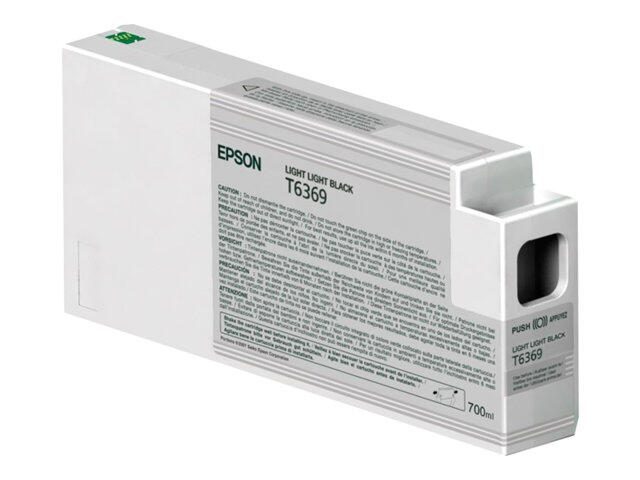 Epson Original UltraChrome HDR Druckerpatrone schwarz hell 700ml (C13T636900)