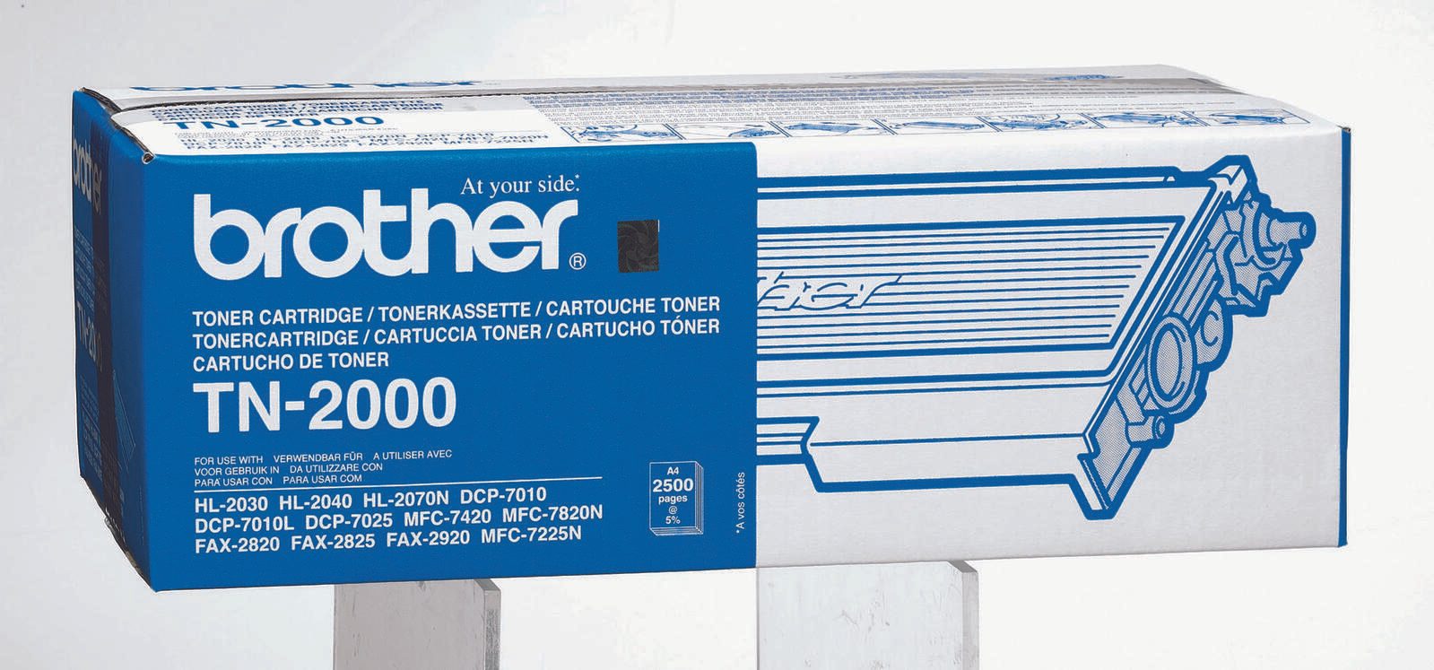 Brother Original TN2000 Toner schwarz 2.500 Seiten (TN-2000)