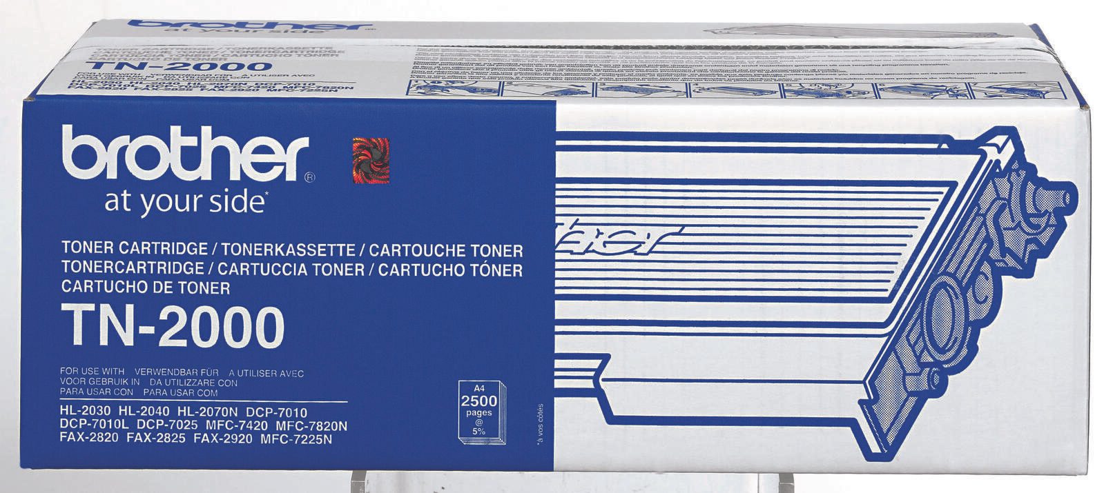 Brother Original TN2000 Toner schwarz 2.500 Seiten (TN-2000)