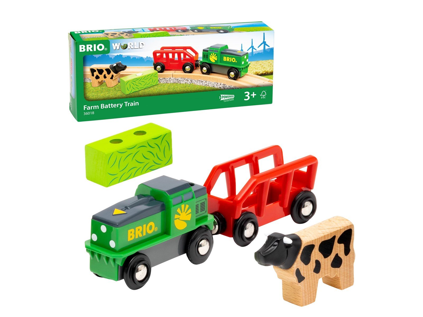 Brio Farm Battery Train