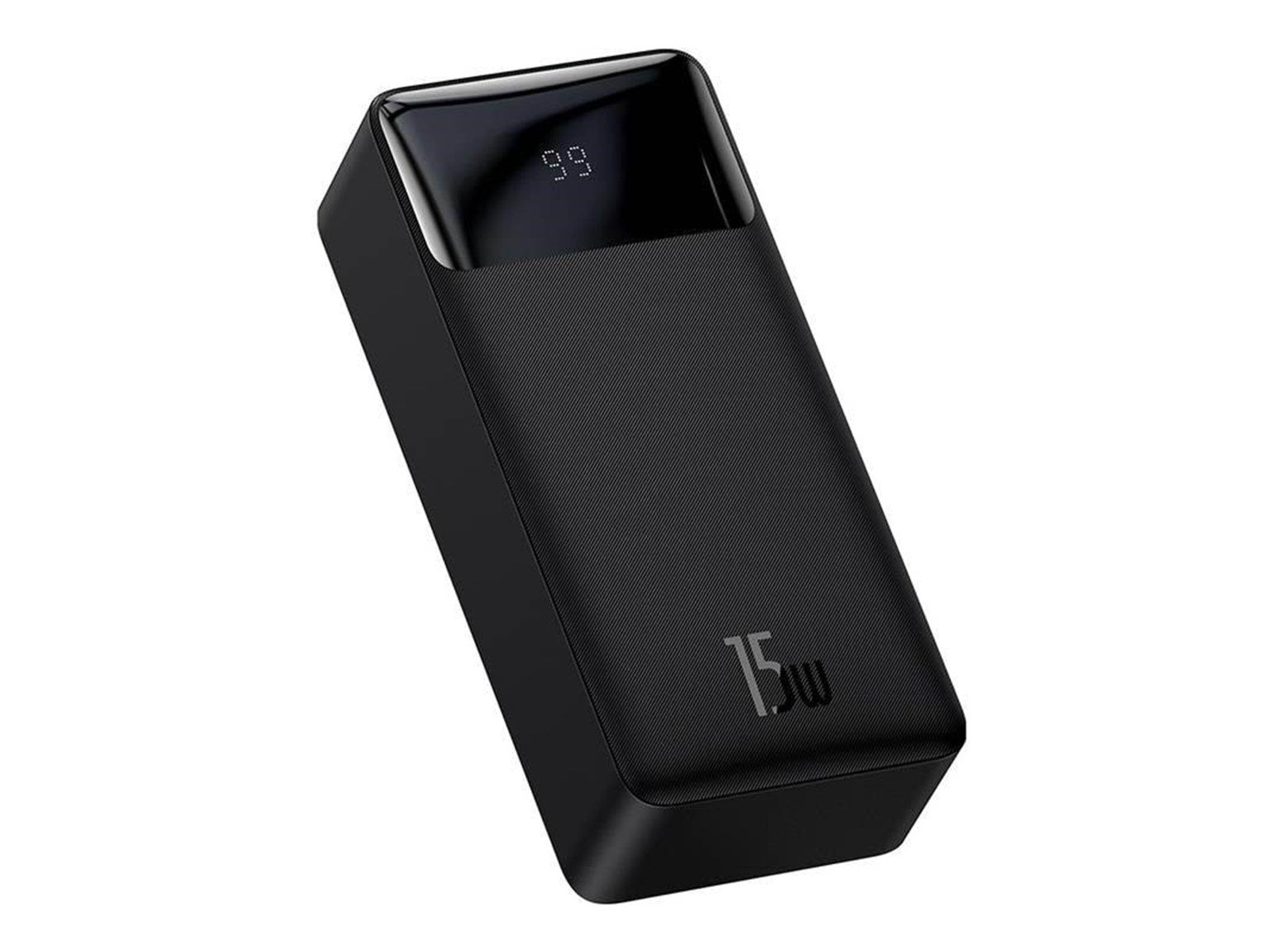 Baseus Bipow 15W Powerbank (Akku) - schwarz - 30000 mAh