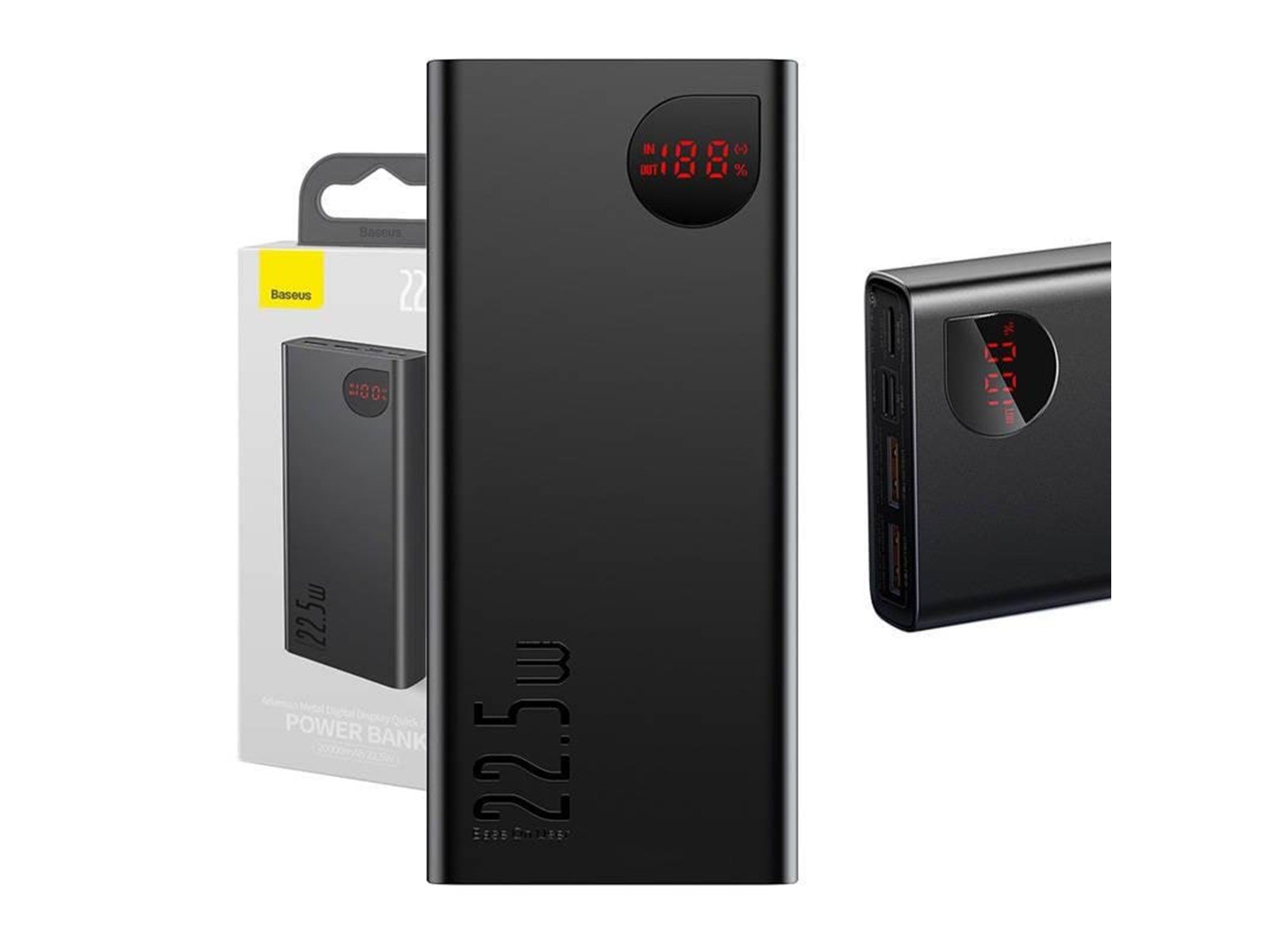 Baseus Adaman Metal Powerbank (Akku) - 20000 mAh
