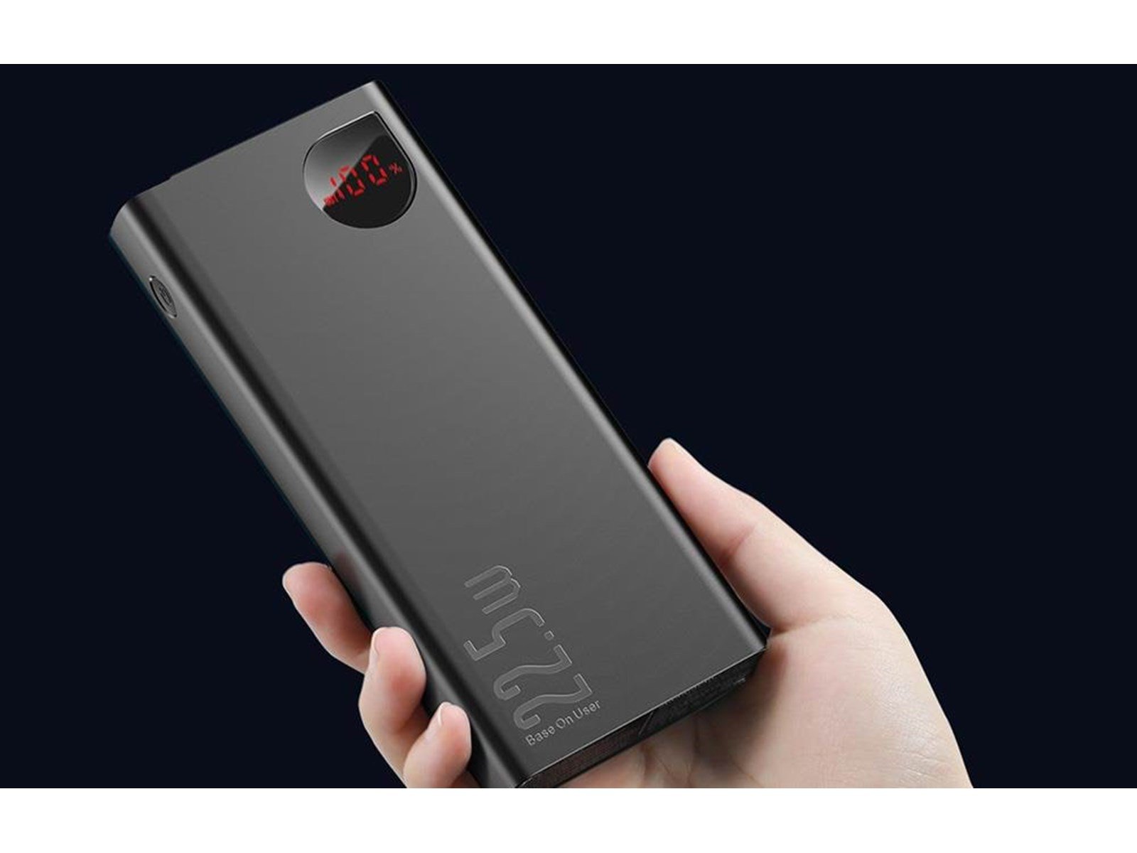Baseus Adaman Metal Powerbank (Akku) - 20000 mAh