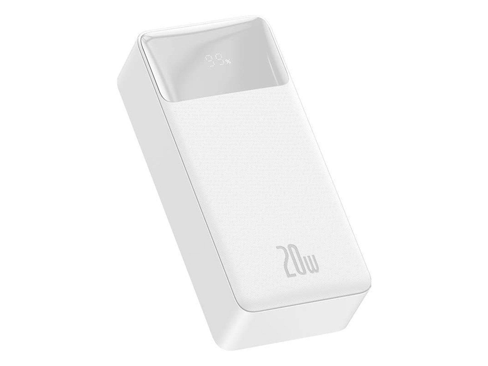 Baseus Bipow Powerbank (Akku) - Weiß - 30000 mAh