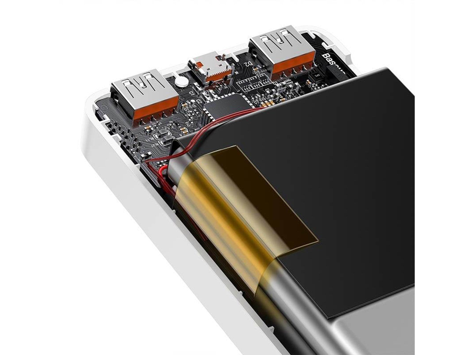 Baseus Bipow Powerbank (Akku) - Weiß - 30000 mAh