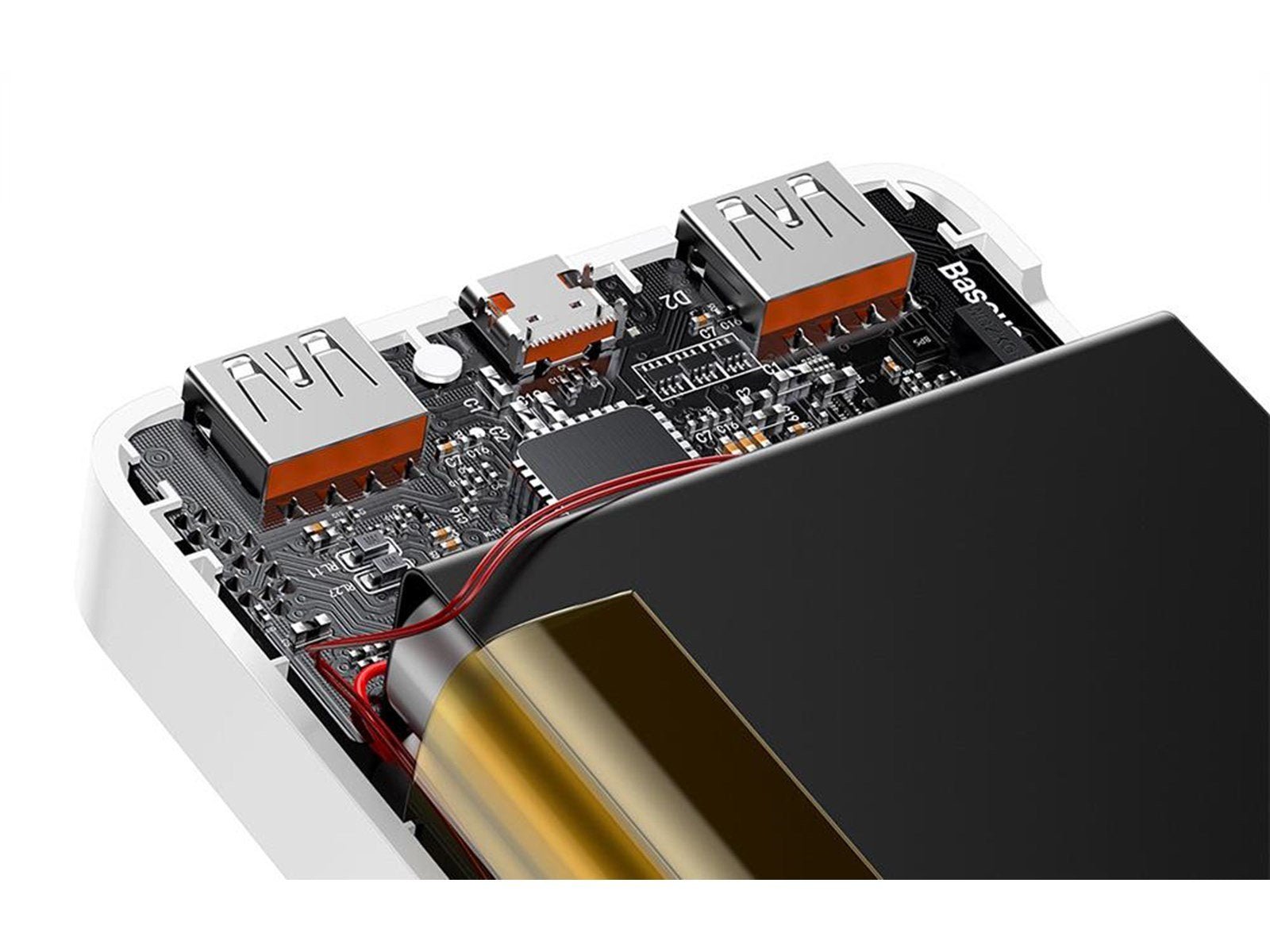 Baseus Bipow Powerbank (Akku) - Weiß - 30000 mAh