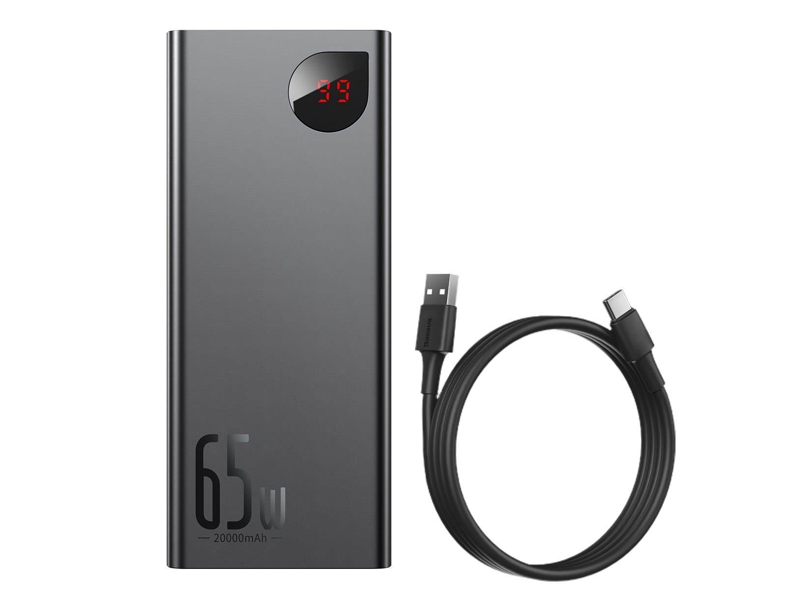 Baseus Adaman Metal Powerbank (Akku) - 20000 mAh