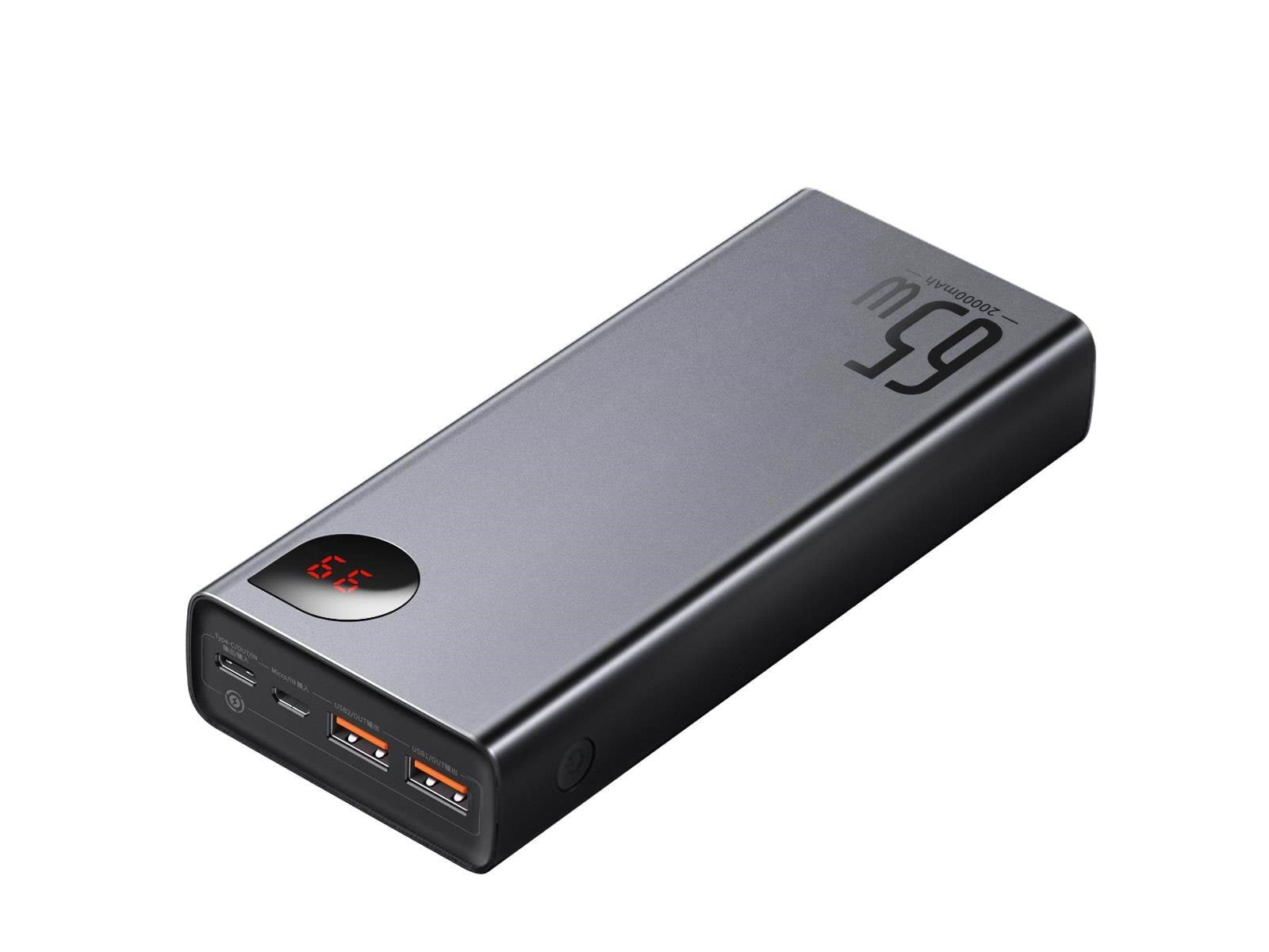 Baseus Adaman Metal Powerbank (Akku) - 20000 mAh
