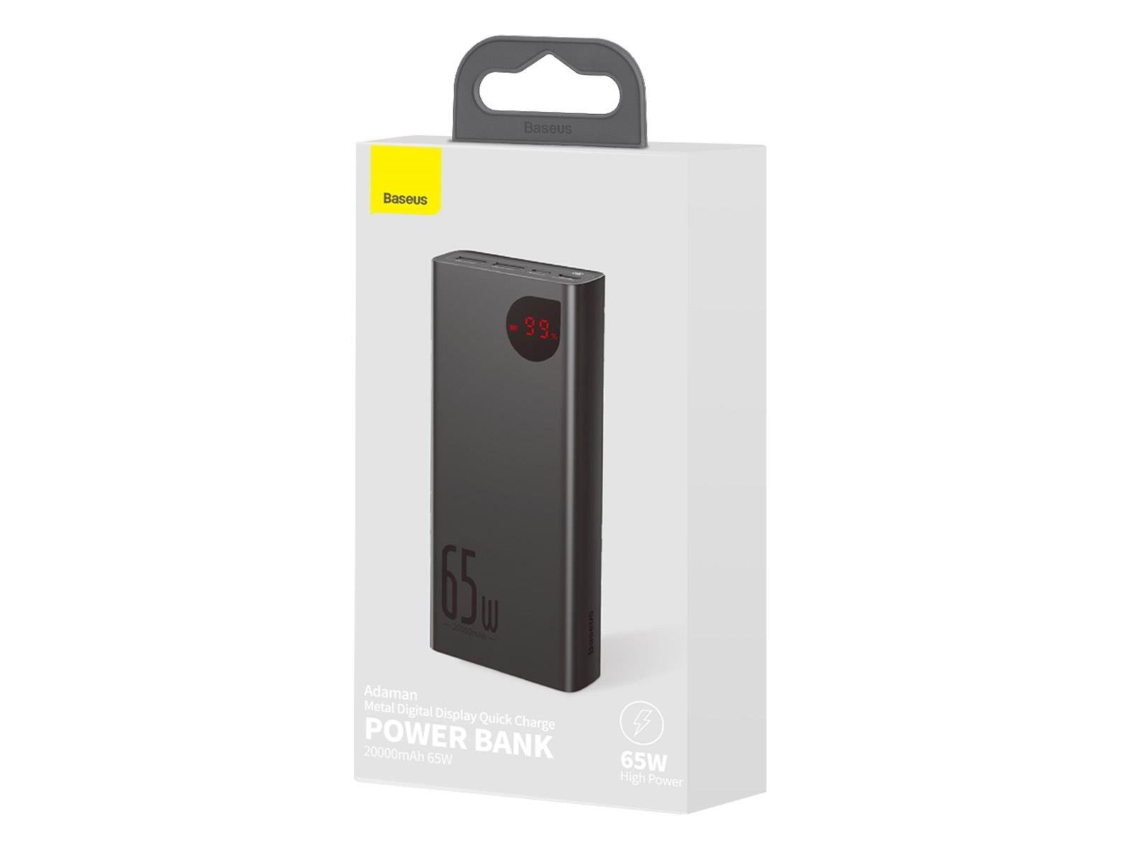 Baseus Adaman Metal Powerbank (Akku) - 20000 mAh