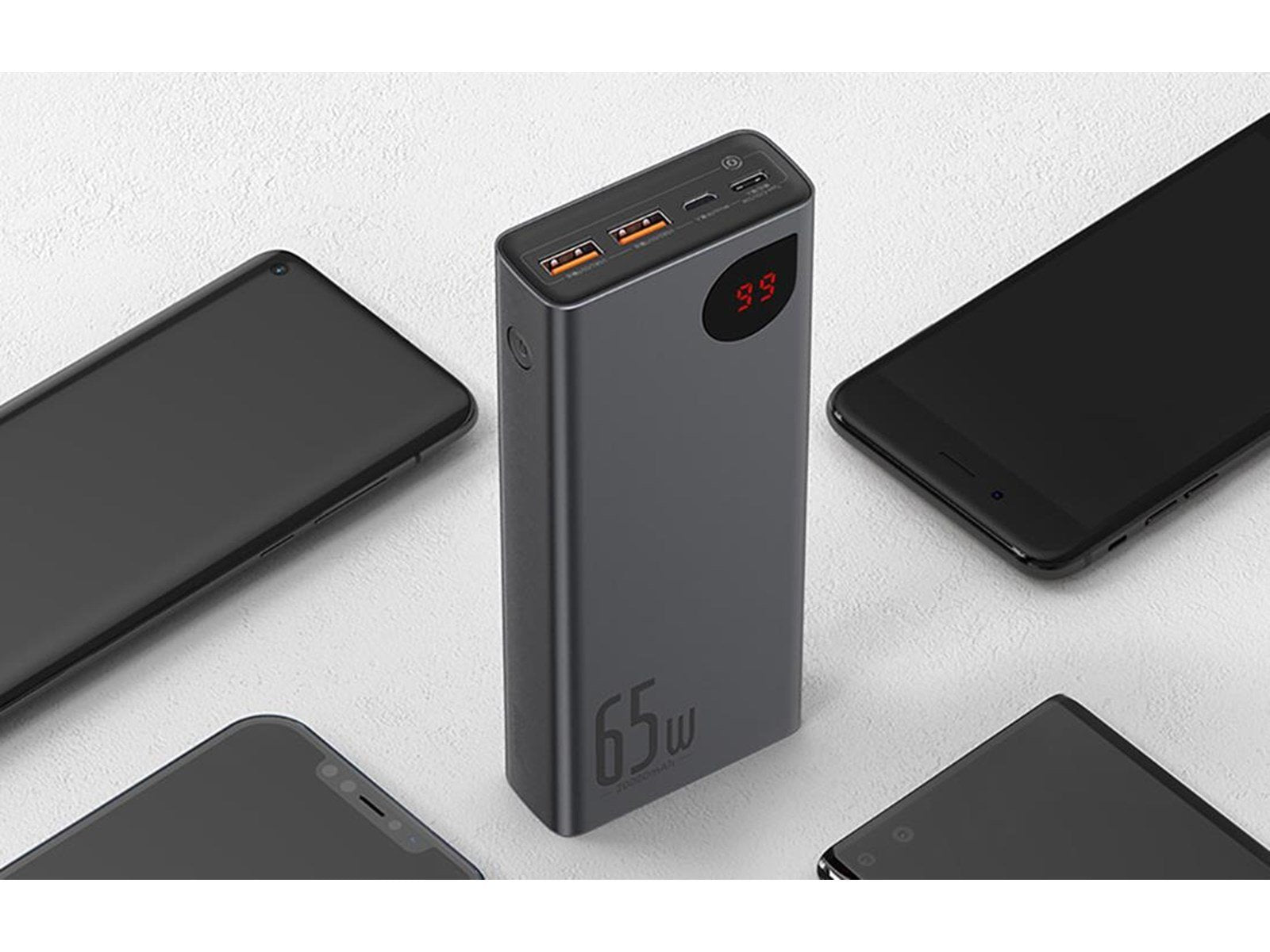 Baseus Adaman Metal Powerbank (Akku) - 20000 mAh