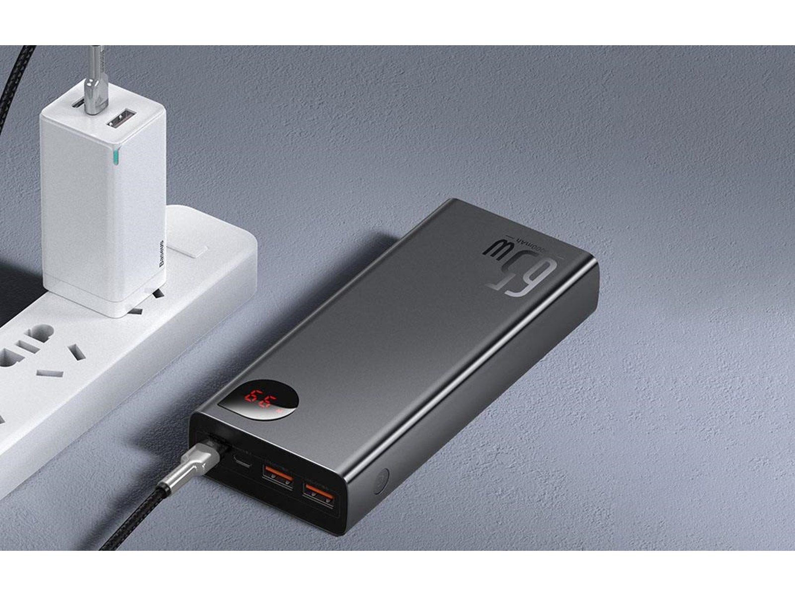 Baseus Adaman Metal Powerbank (Akku) - 20000 mAh