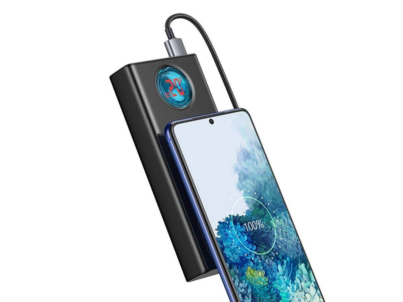 Baseus Amblight Powerbank (Akku) - schwarz - 30000 mAh