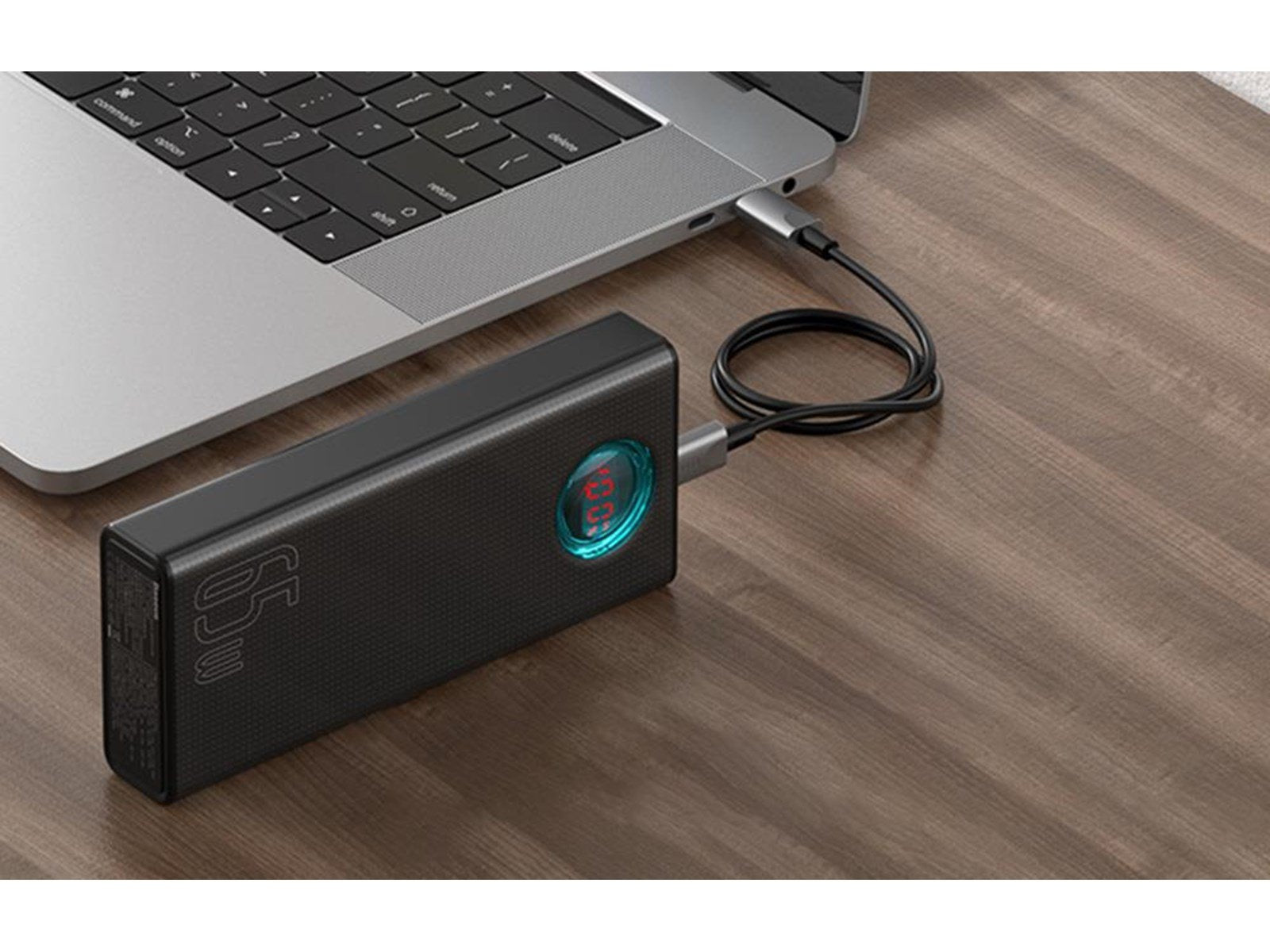 Baseus Amblight Powerbank (Akku) - schwarz - 30000 mAh